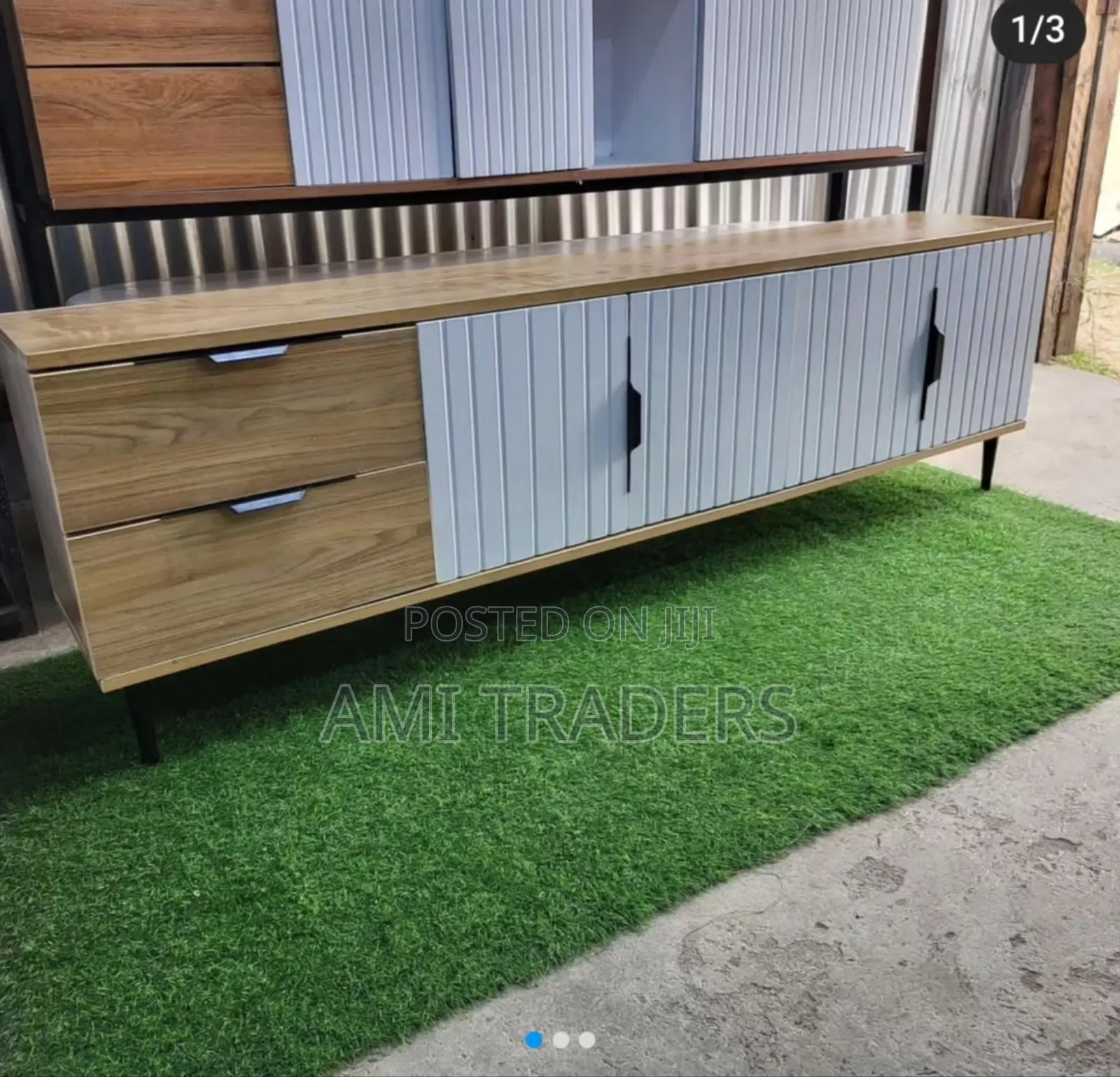 Modern Natural Tv Stand (6FT)