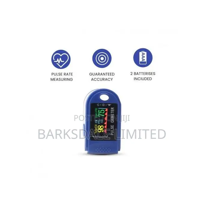 Pulse Oximeter Monitor Oxygen Pulse Rate Rapid Reading