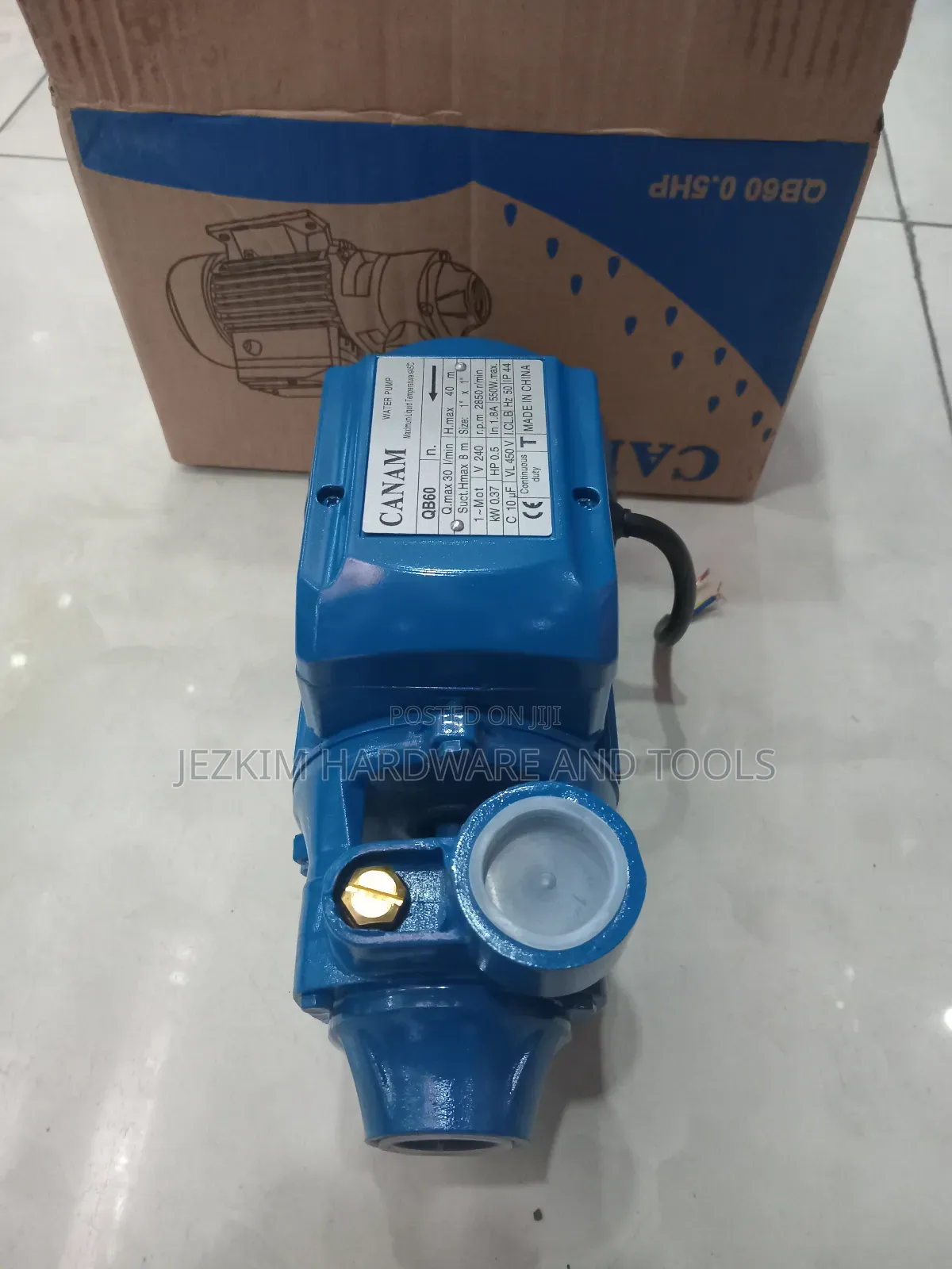 Booster Pump 0.5hp Canam 40m Head Made in India