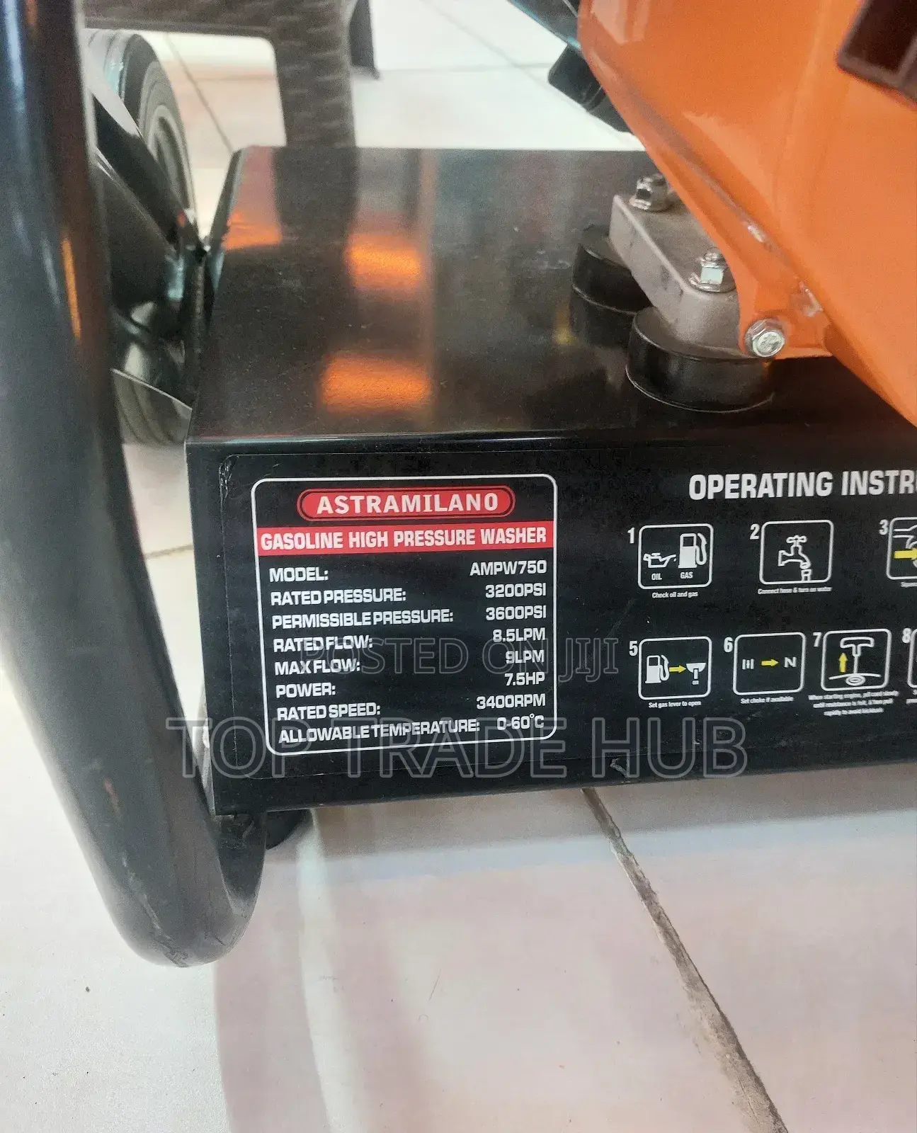 Astramilano Petrol High-Pressure Washer 3200PSI