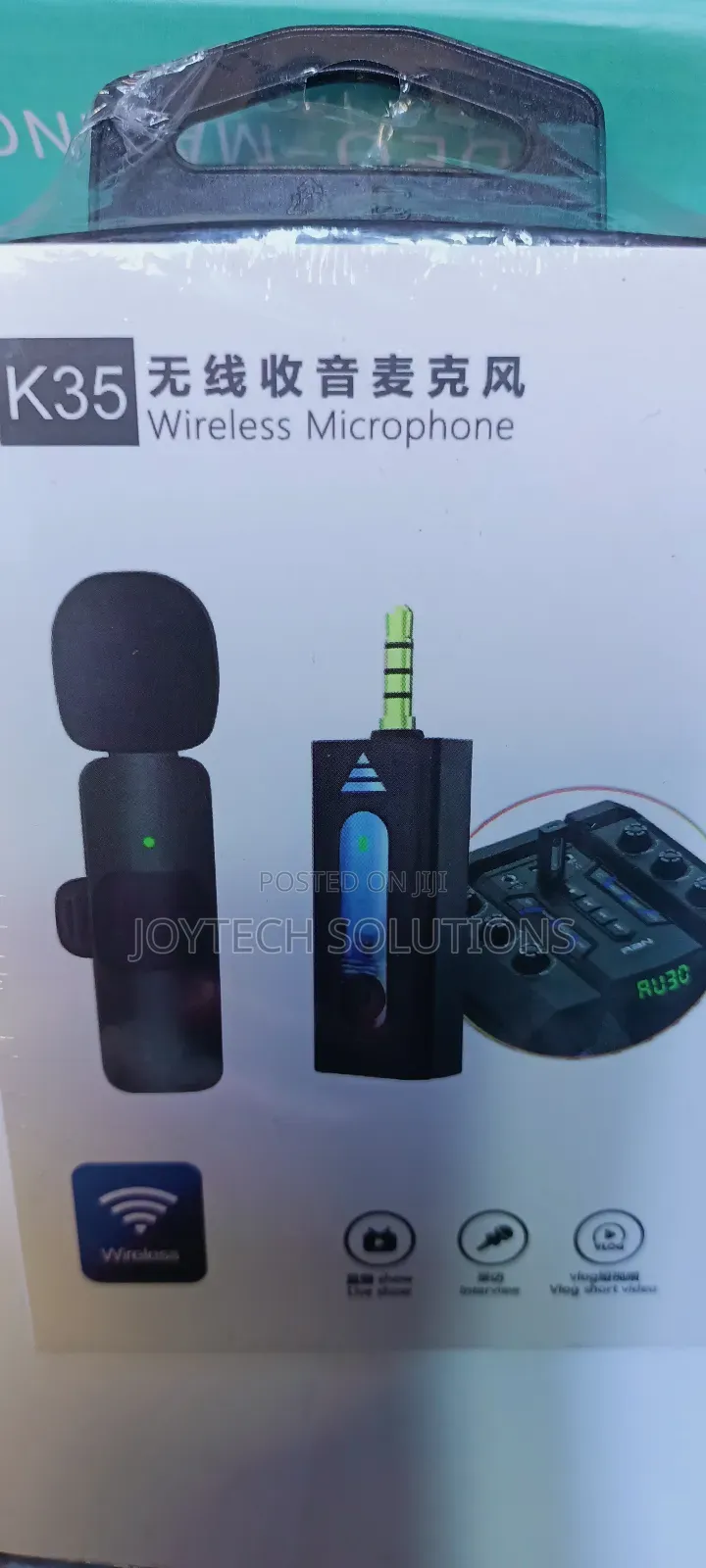 Original High Selling Wireless Microphone Clip-on Mic Lapel