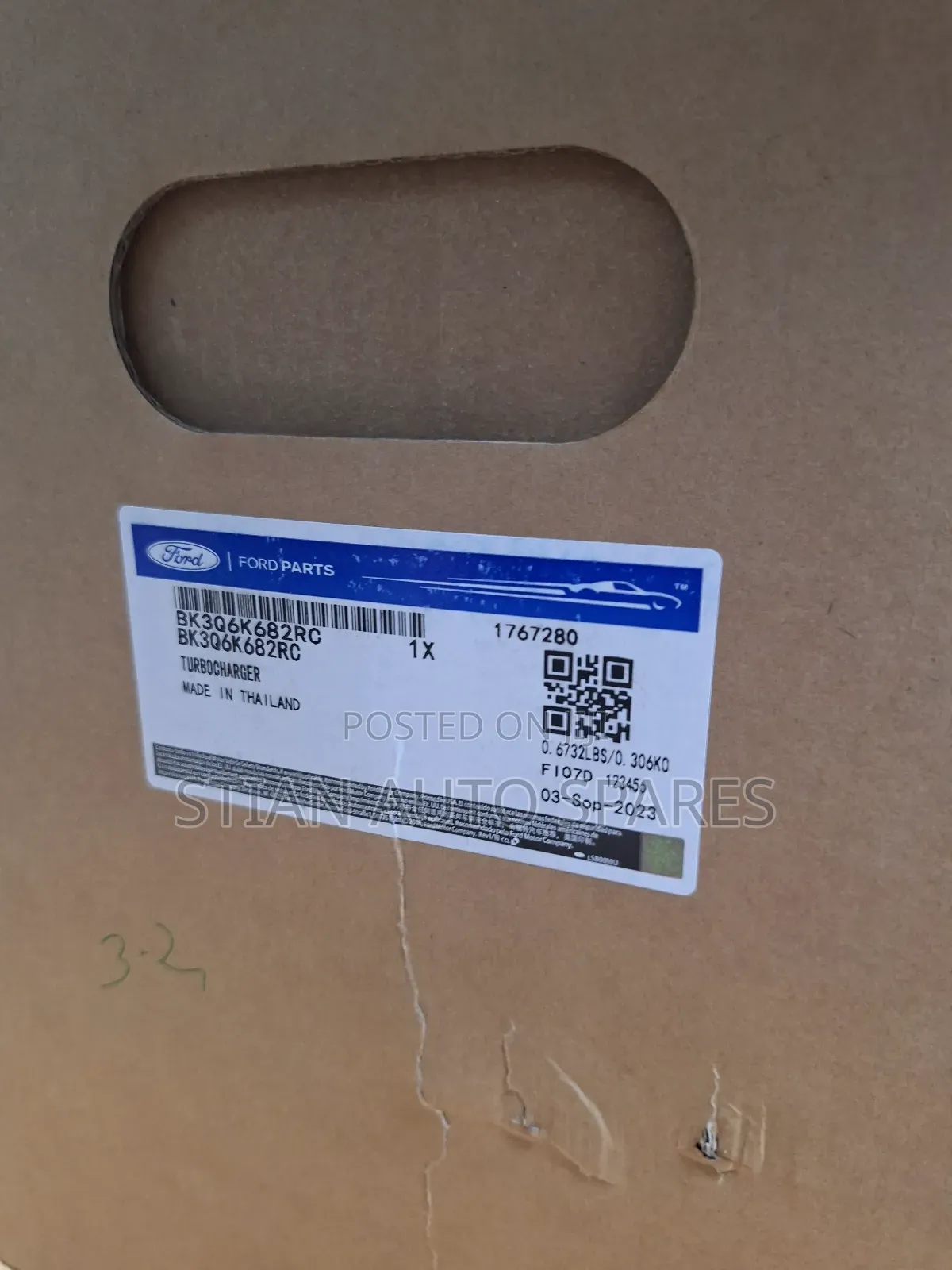 Ford Ranger 3.2 Genuine Turbocharger