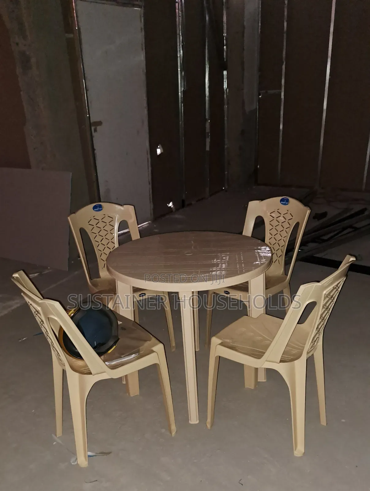 Plastic Chairs And Plastic Table Set
