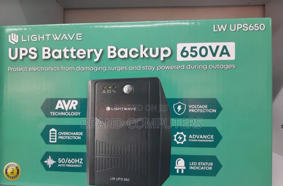 Lightwave UPS 650va Lightwave UPS 650 Va 650va 50/60hz