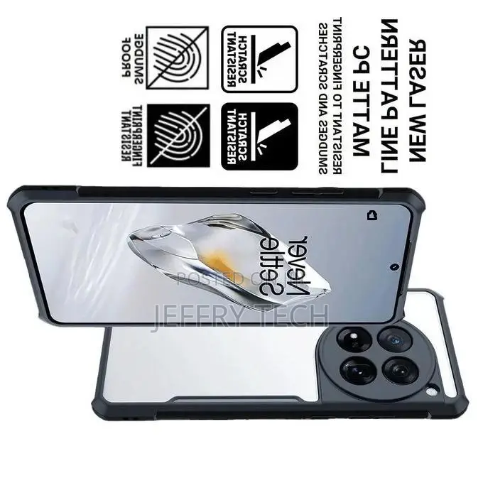 Xundo Shockproof Back Cover Case Compatible With Oneplus 12R