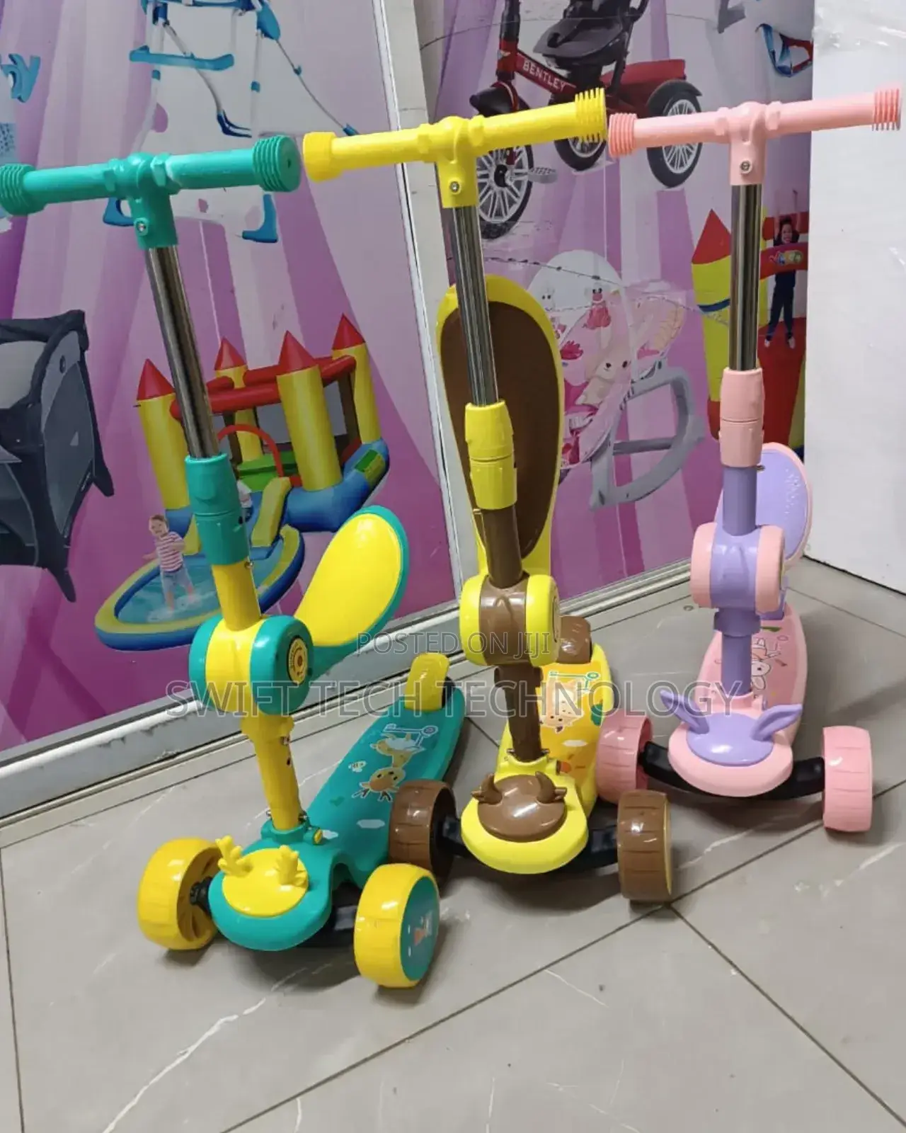 Kids Scooter 2 in 1 Scooter Adjustable