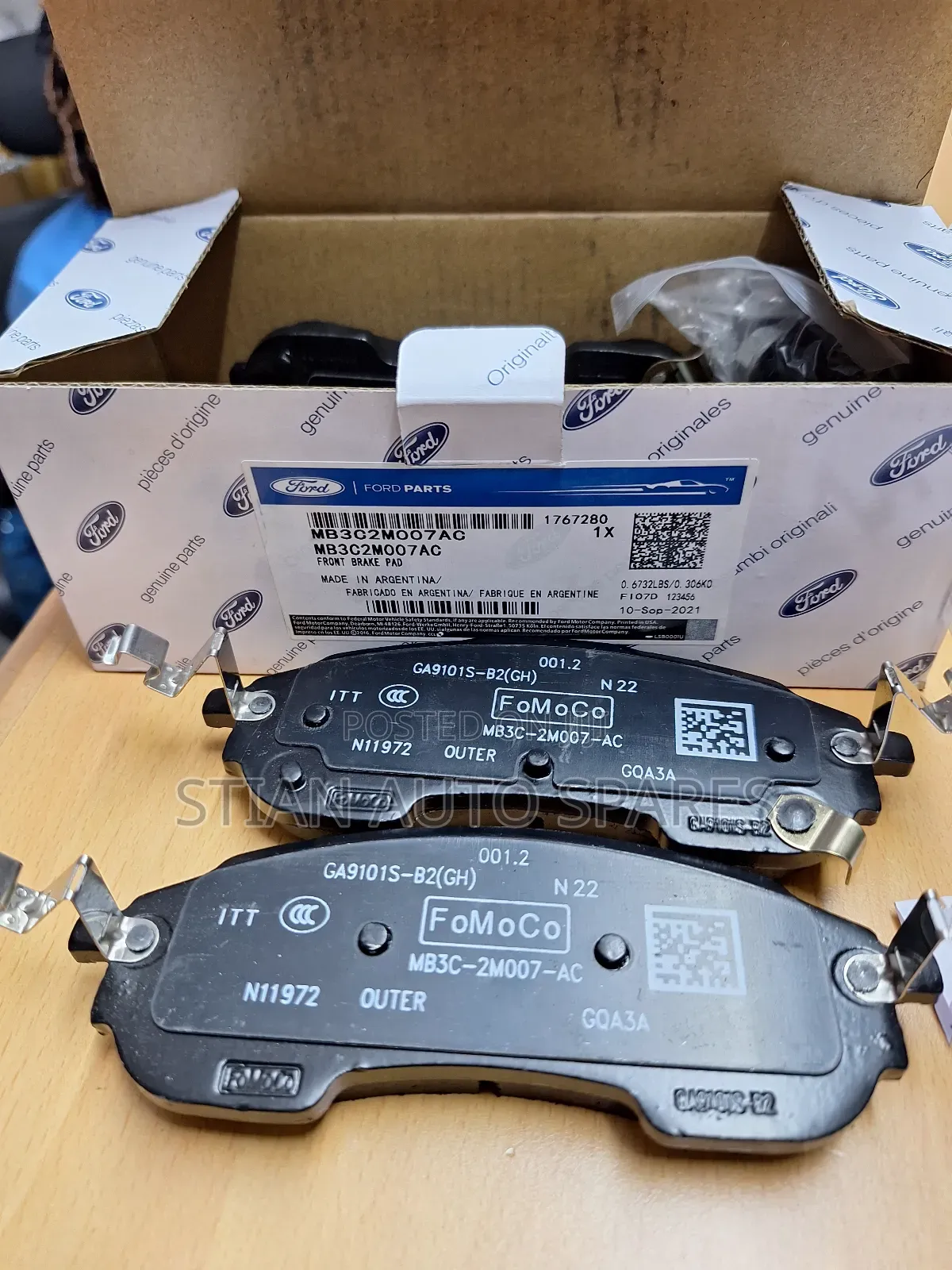 New Model Ford Everest 2.0 Front and Rear Genuine Brake Pad