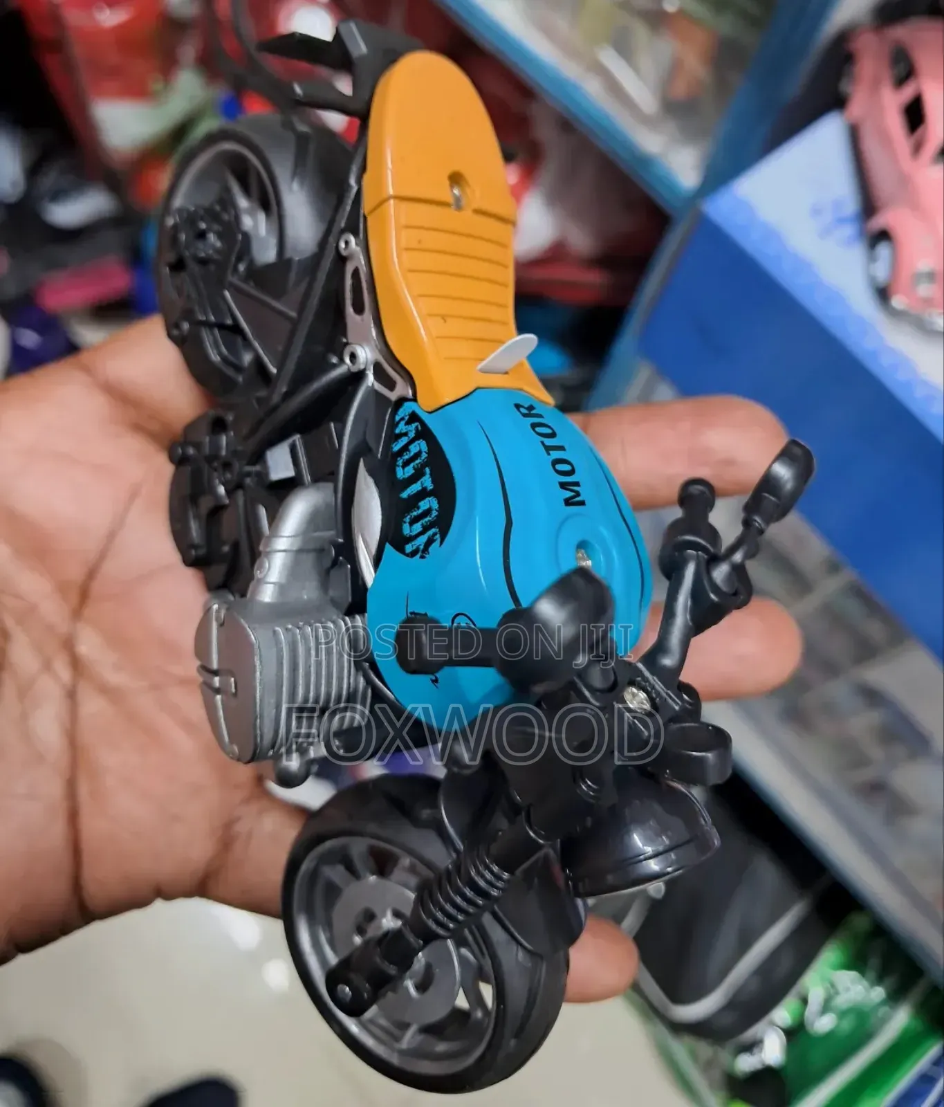 Latte Motorcycles Die Cast With Light And Music