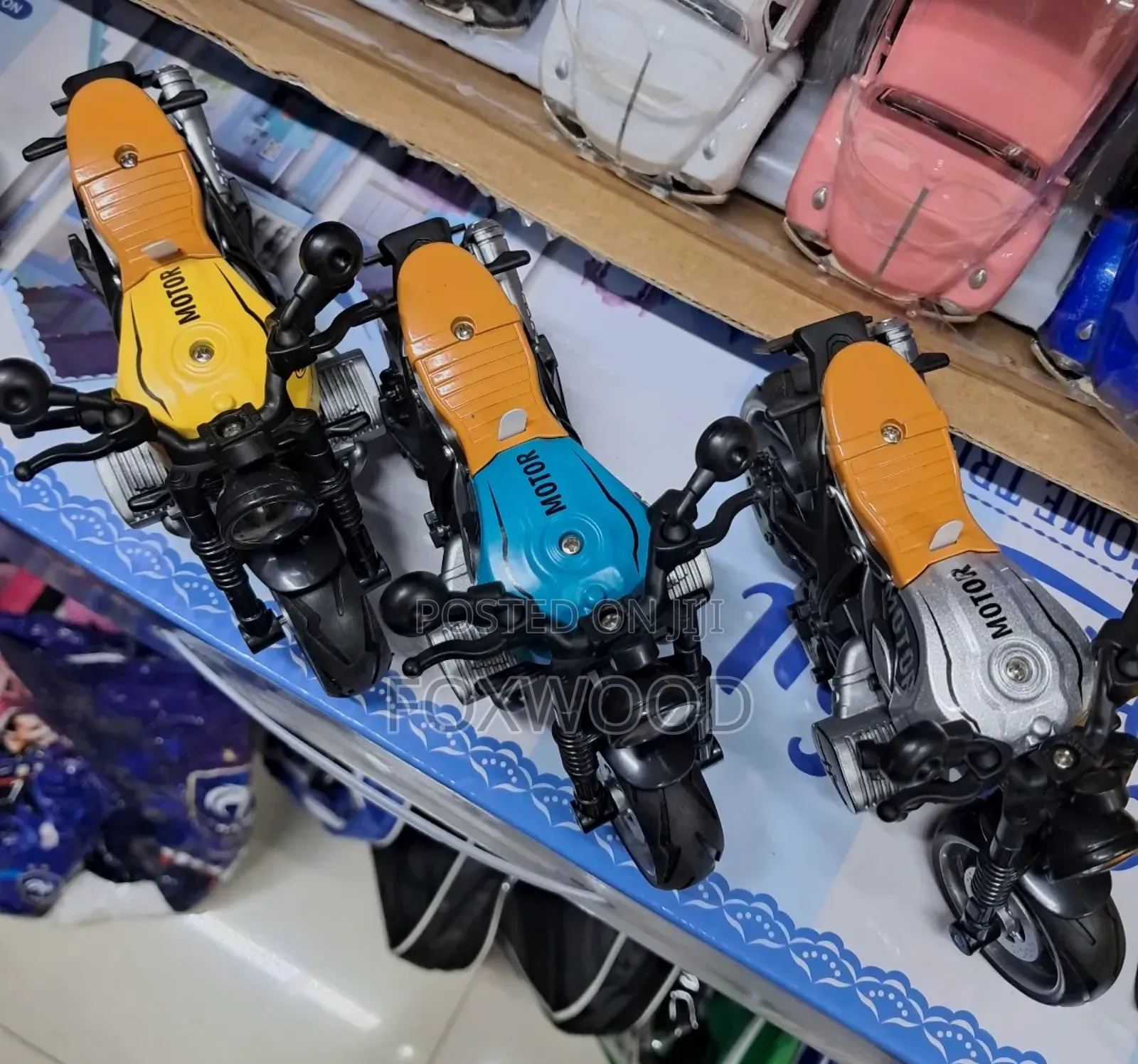 Latte Motorcycles Die Cast With Light And Music