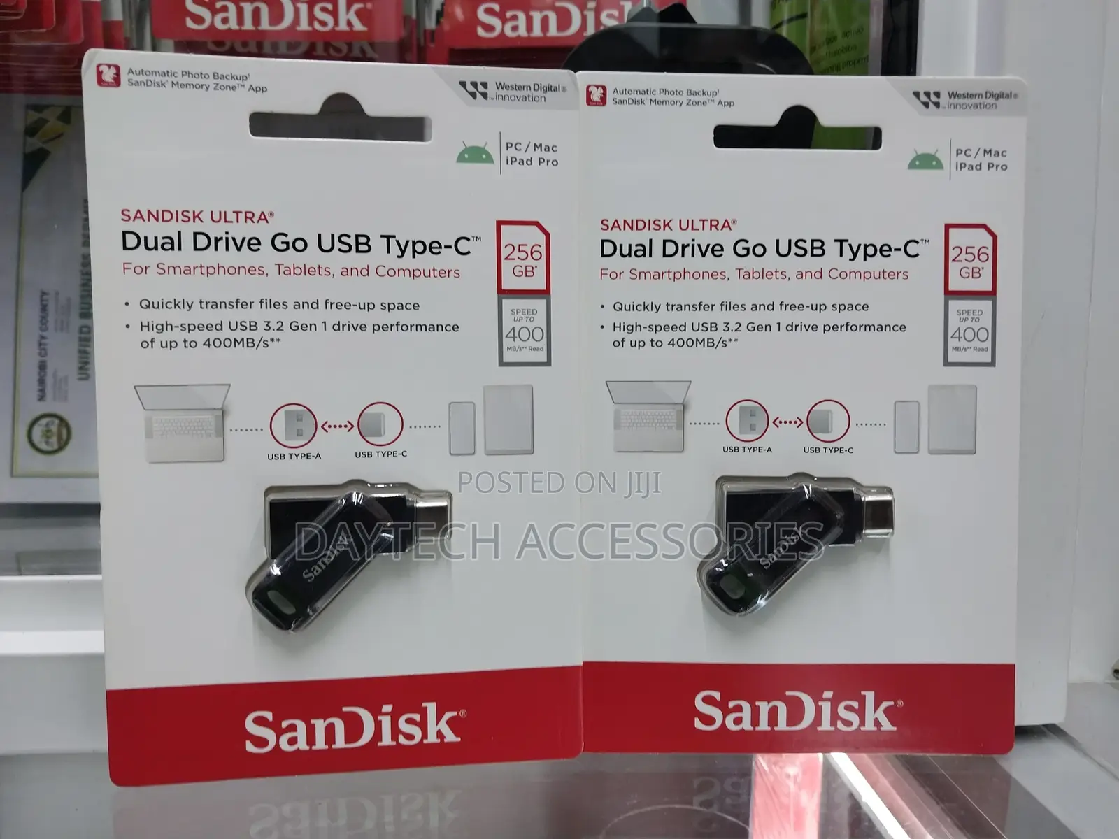 Sandisk 256gb Ultra Dual Drive Go Usb Type-C Flash Drive,