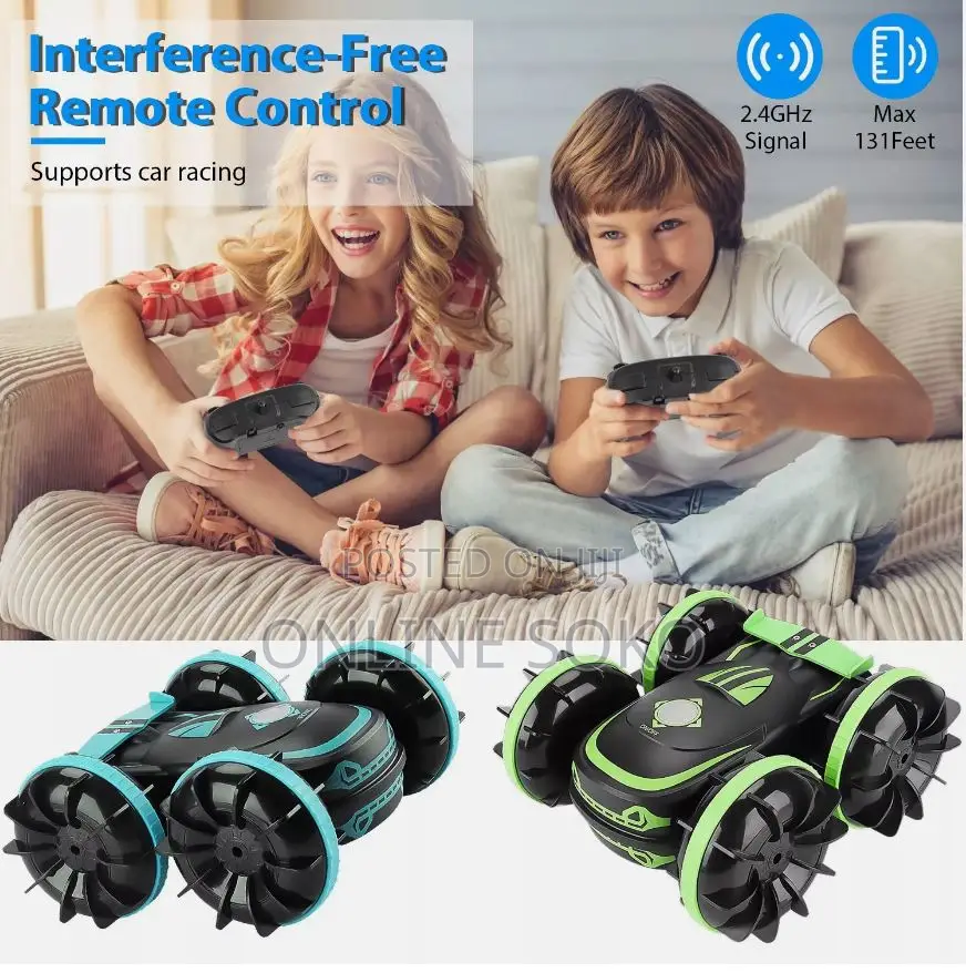 Amphibious Off Road Remote Control 4wd Stunt Toy Car