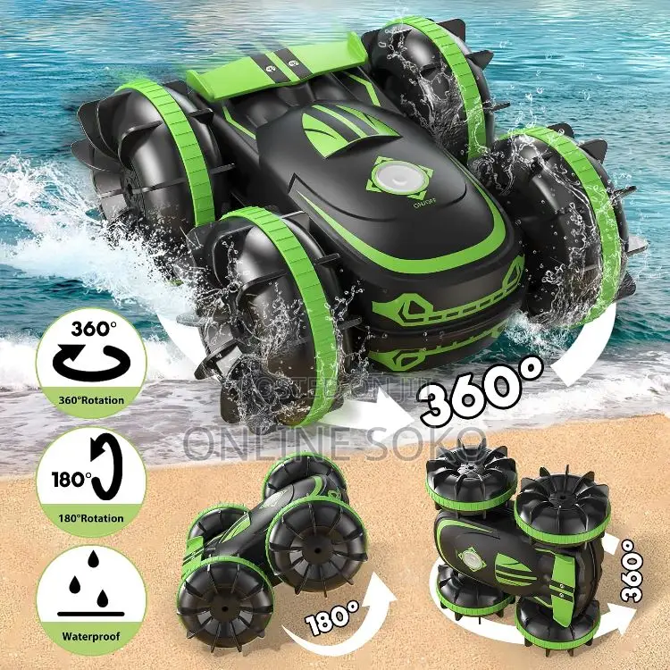Amphibious Off Road Remote Control 4wd Stunt Toy Car