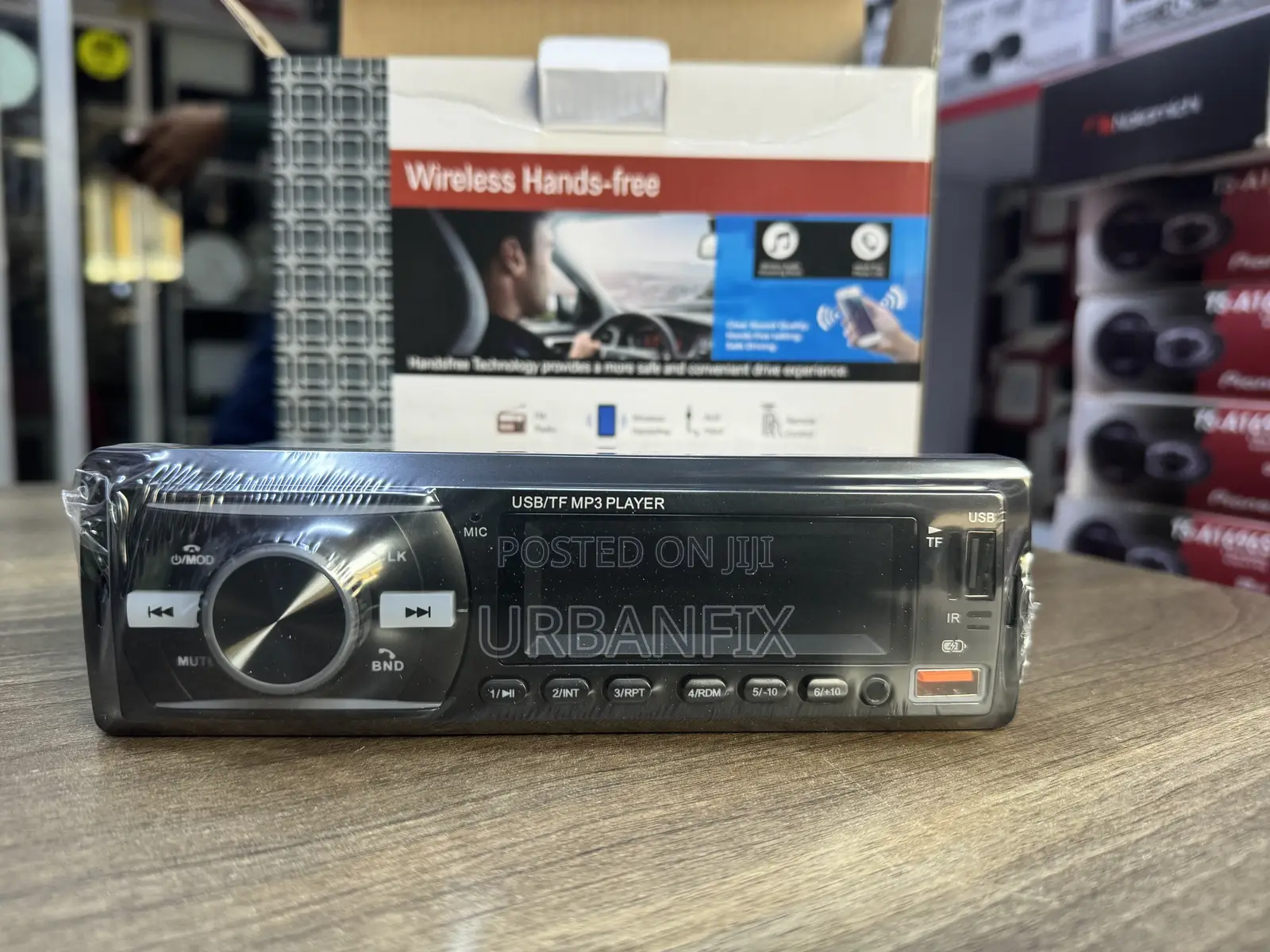 Brand New Bluetooth Car Radio With 2 Usb Ports, Aux