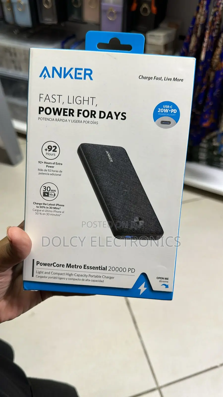Anker Powercore Metro Essential 20000mah Portable Powerbank