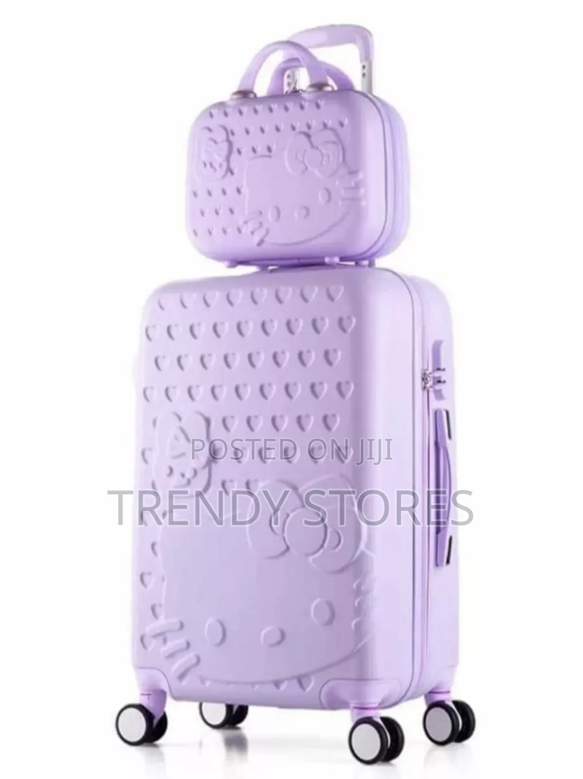 2 in 1 Purple Travel Suitcase
