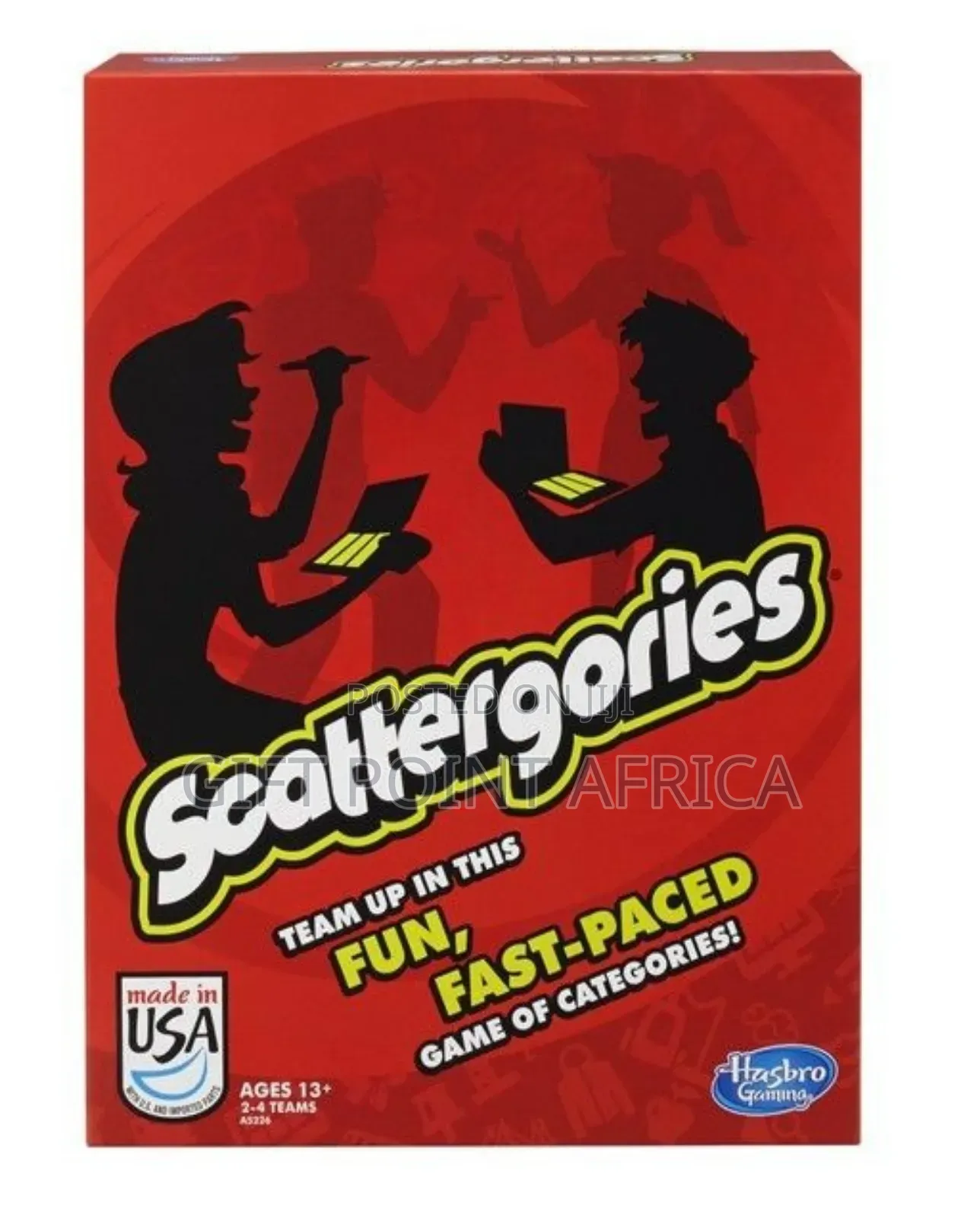 Scattergories Pace Party Game
