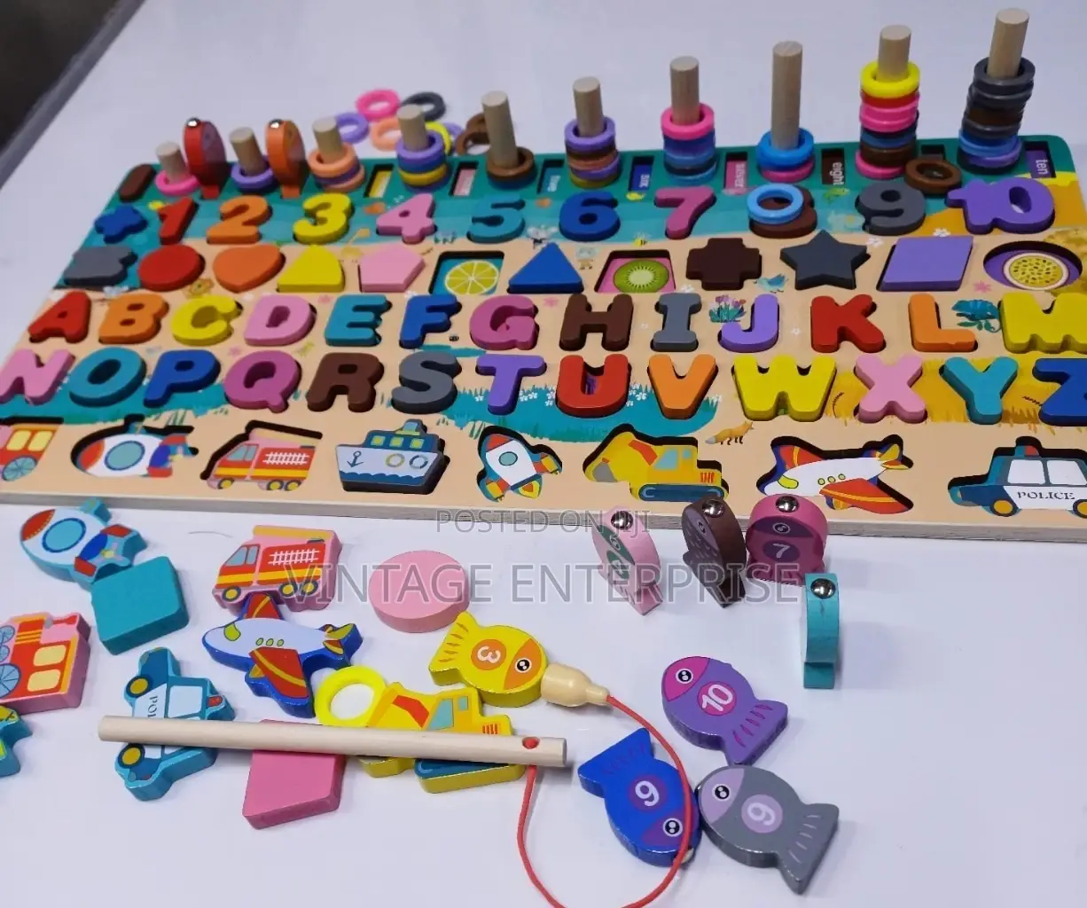 Montessori ,8 in 1 Kids Educational Toy 