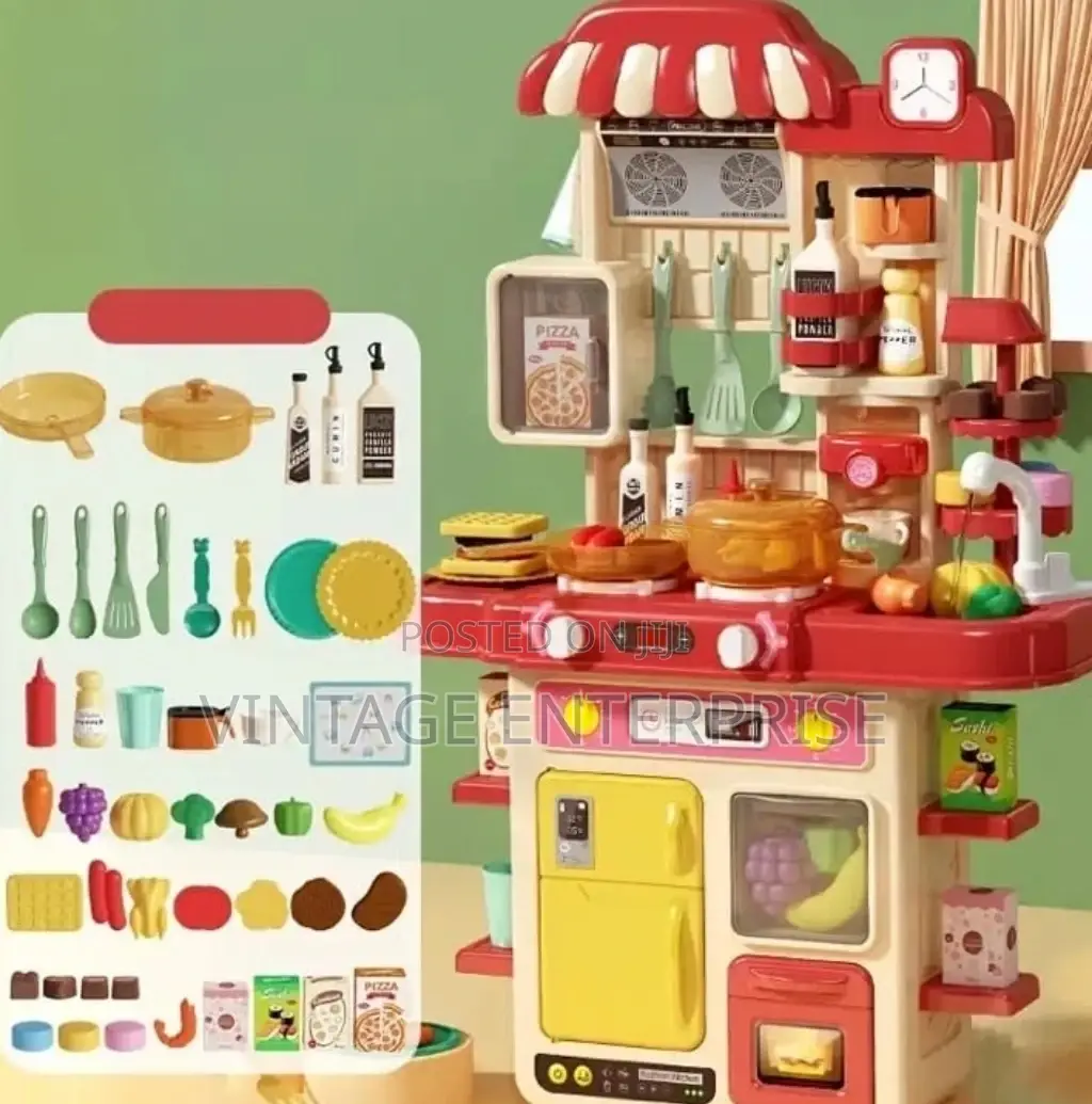 Kitchen Set ,48pcs Kids Kitchen Set 