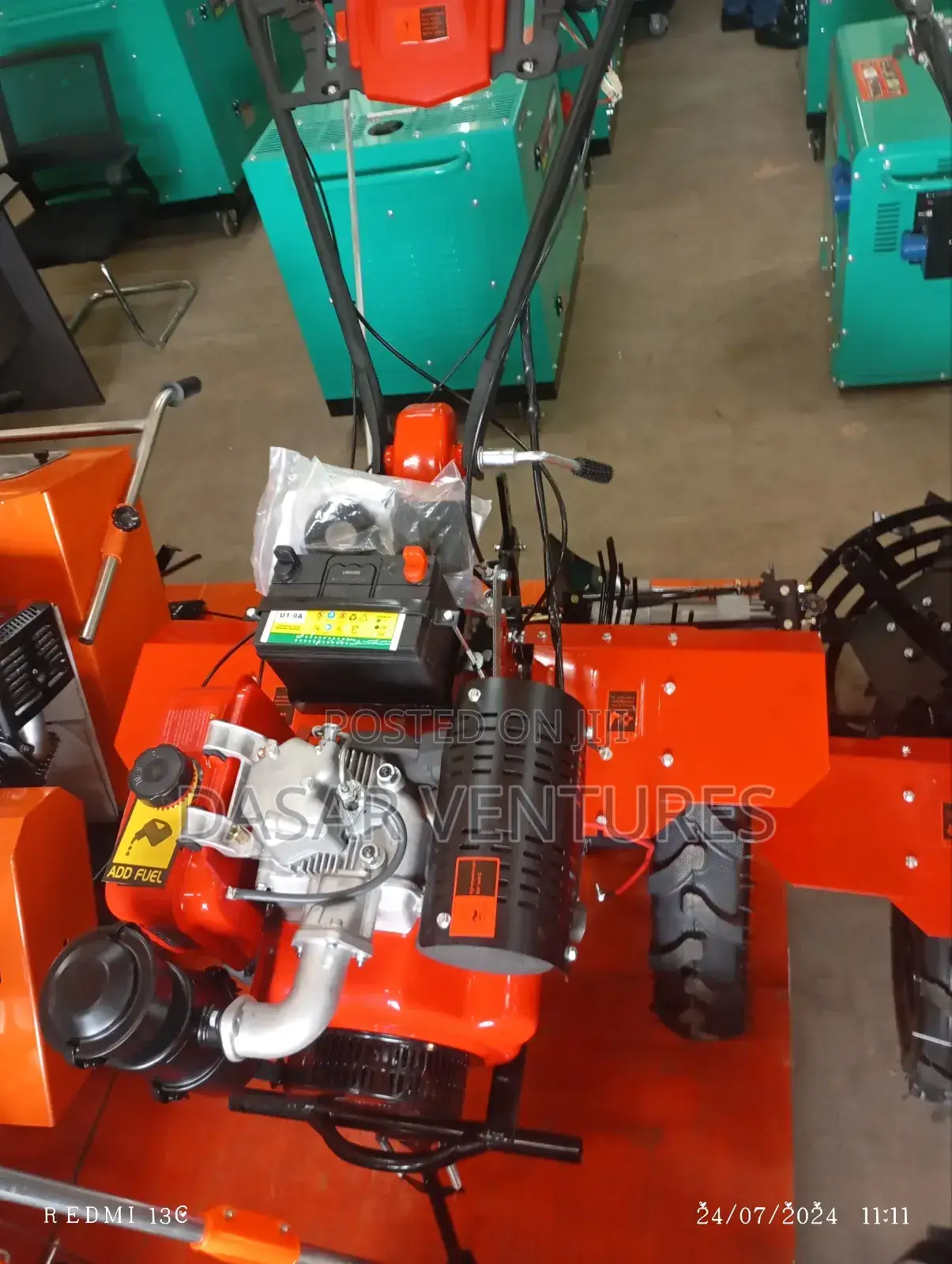 Walking Tractor 16hp Key Start