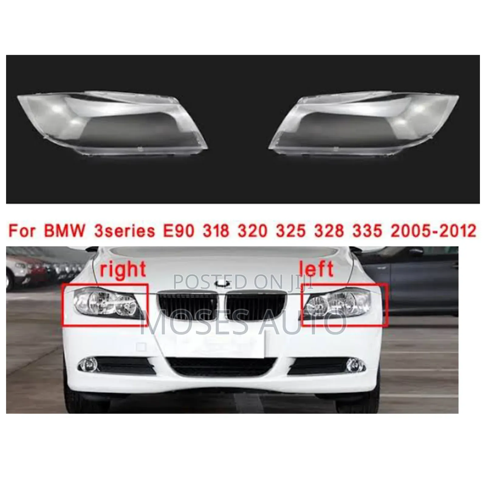BMW E90 2004-2007 Headlight Lens