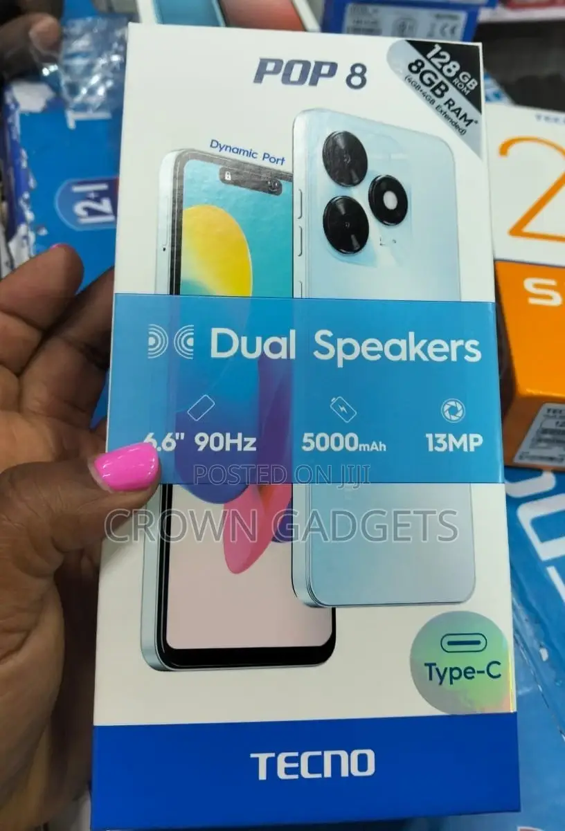 New Tecno Pop 8 128 GB
