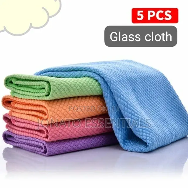 5pc Microfiber Cleaning Cloth, Kitchen Towels Set