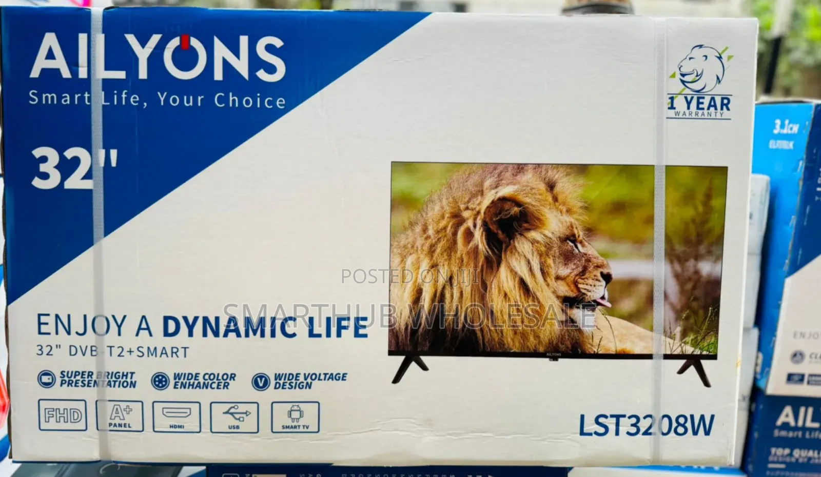 Ailyons 32 Inches Smart Android FHD Frameless Tv - Hdmi