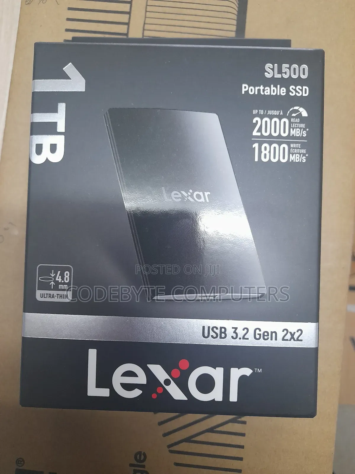 Lexar 1tb Portable Ssd Sl500 (2000mb/S Read And 1800mb/S