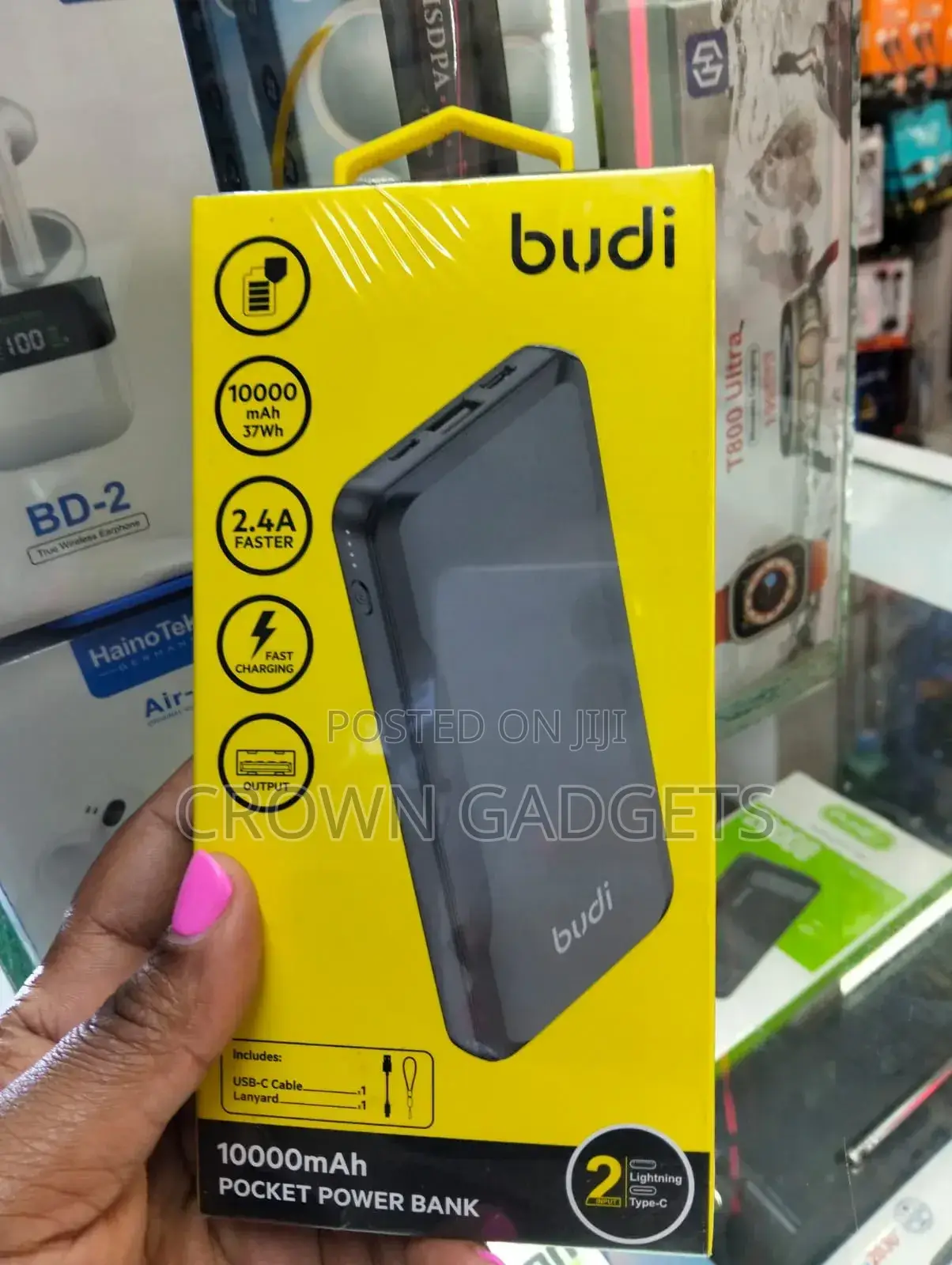 Budi 10,000mah Powerbank