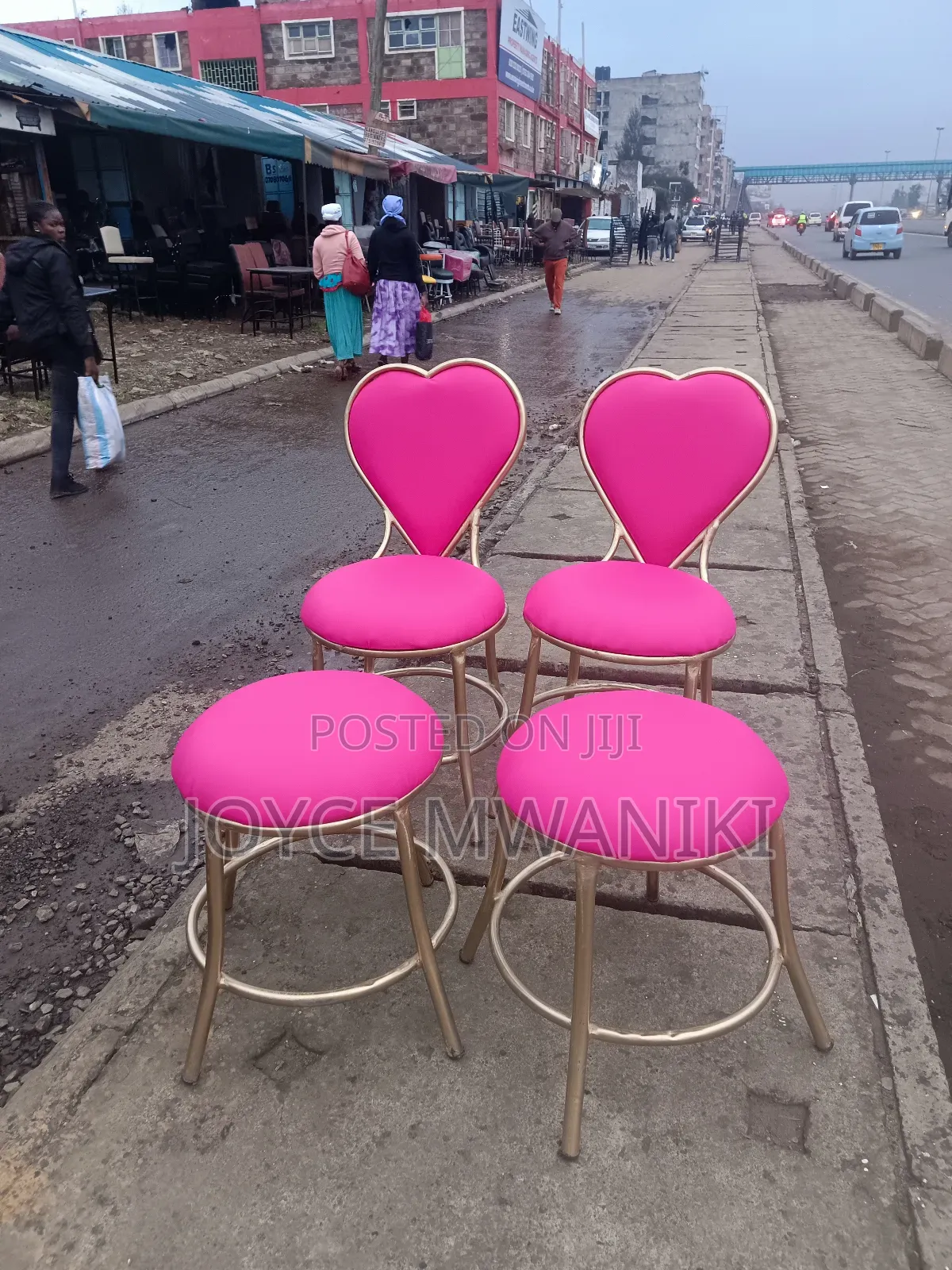 Manicure Seats, 2 Love Seats and 2 Stools 