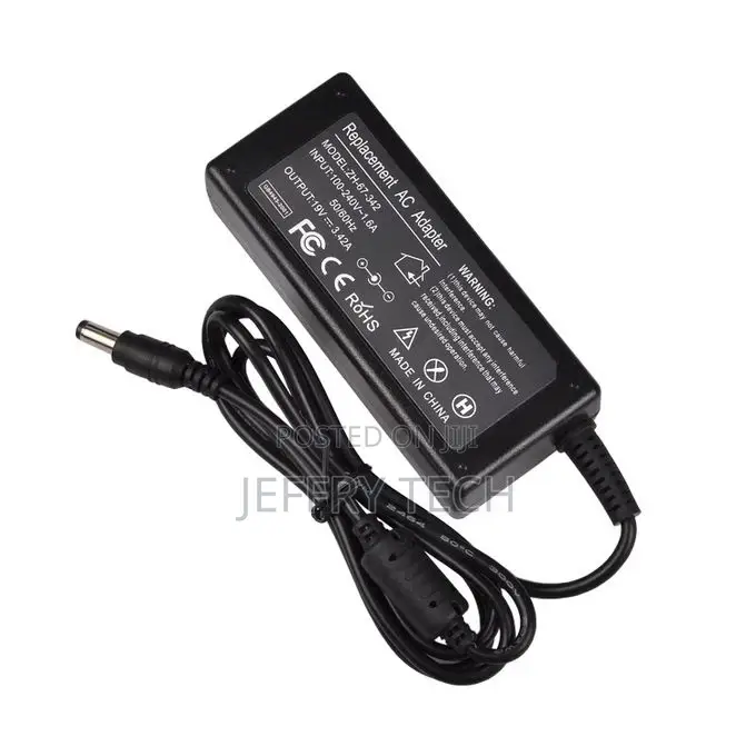 TOSHIBA Adapter Power Charger Laptop 19V 3.42a -DC Size 5.5