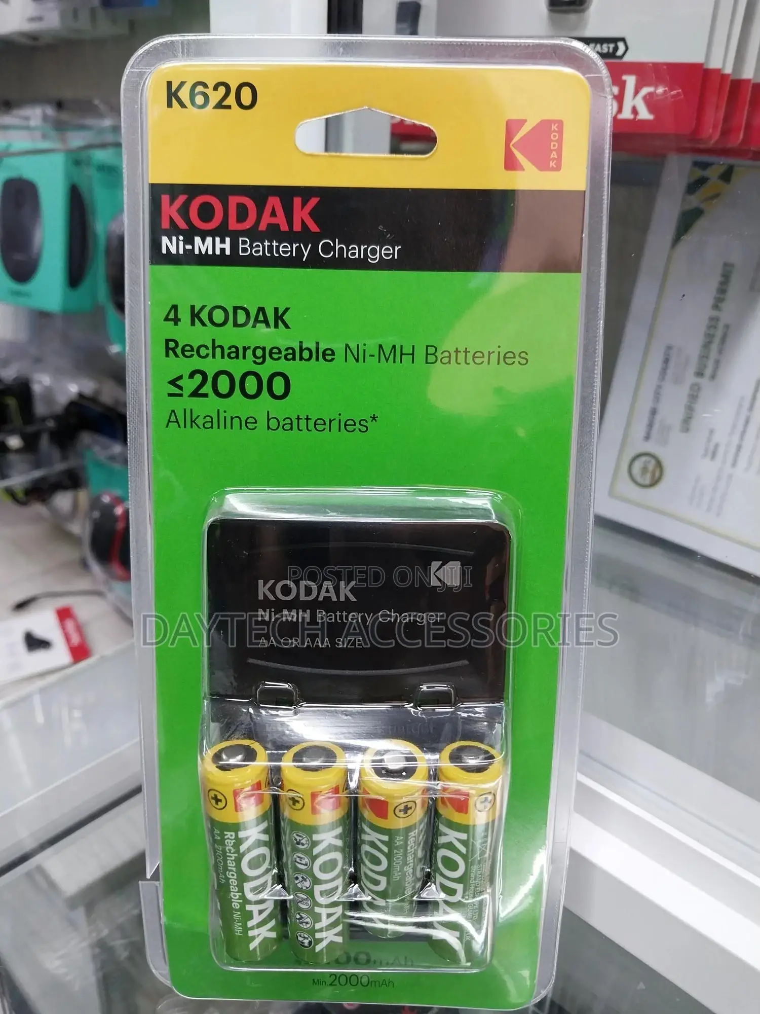 Kodak Aa Rechargeable Batteries Plus Aaa/Aa Charger (21