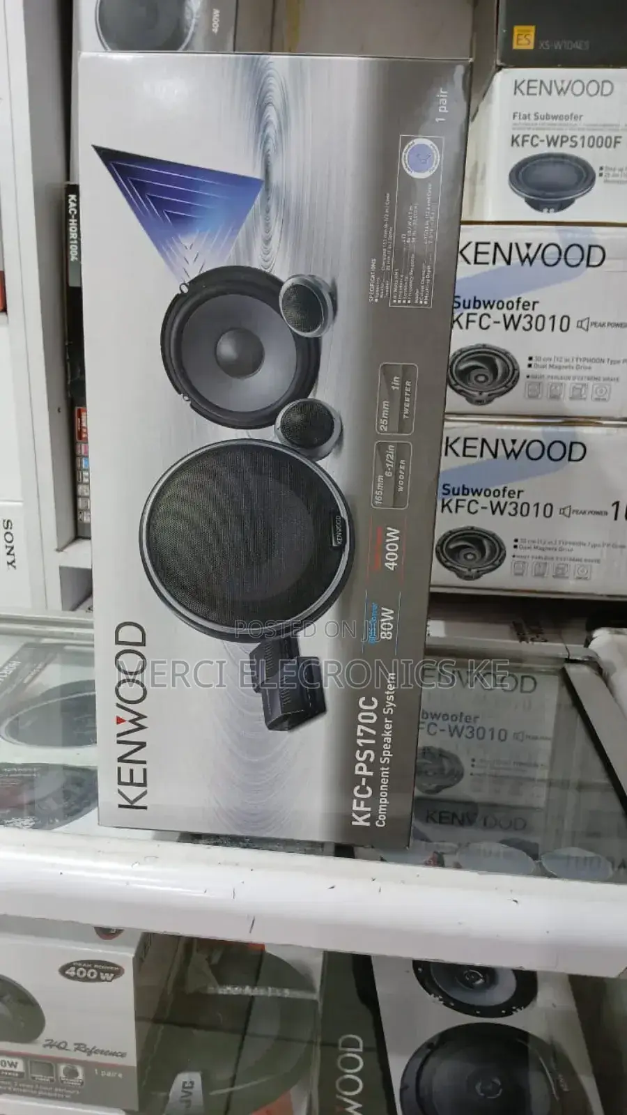 Kenwood KFC-PS170C KFC Component Car Speakers -