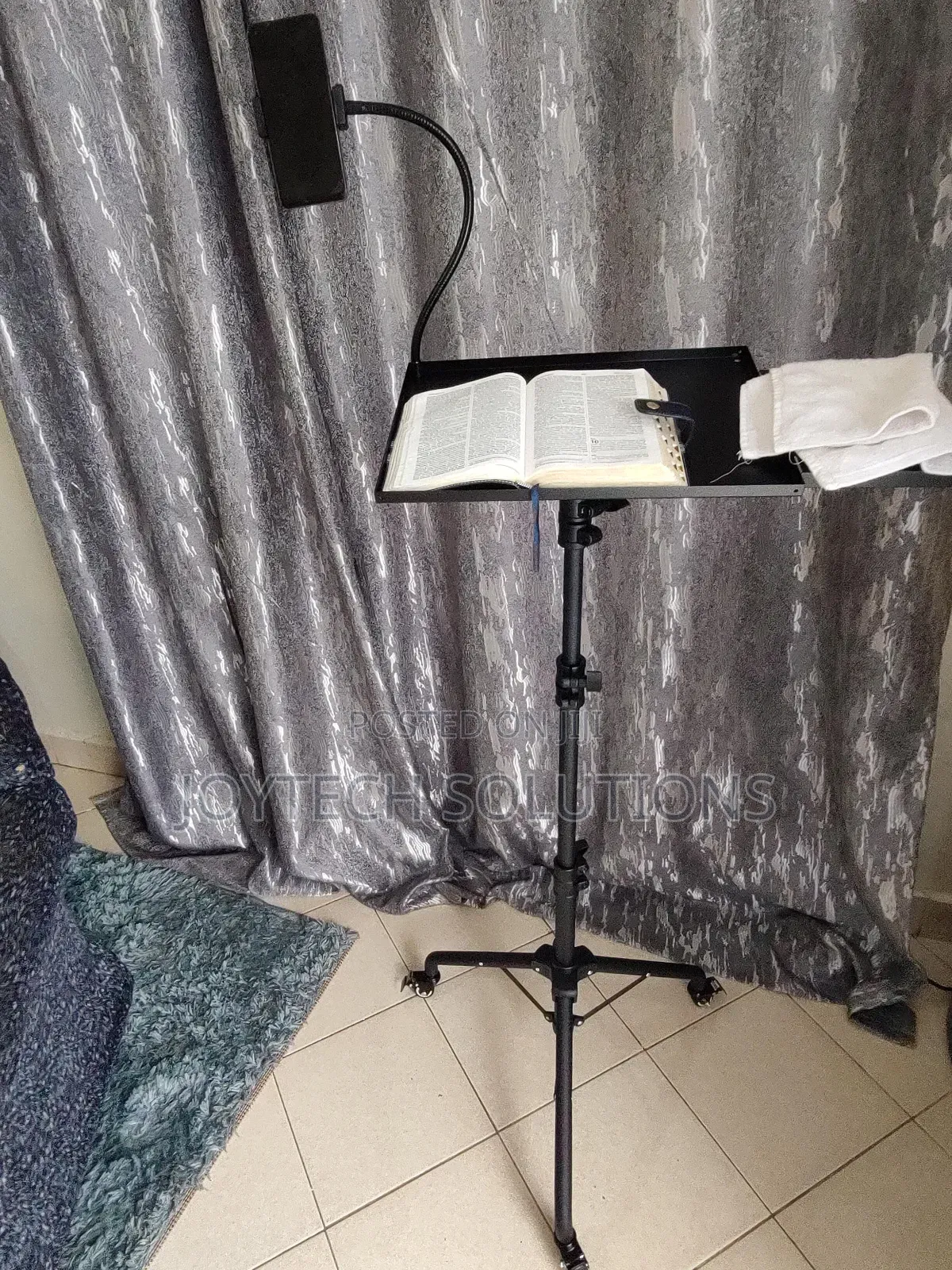 All-Purpose Pulpit Podium Stand. Adjustable Height