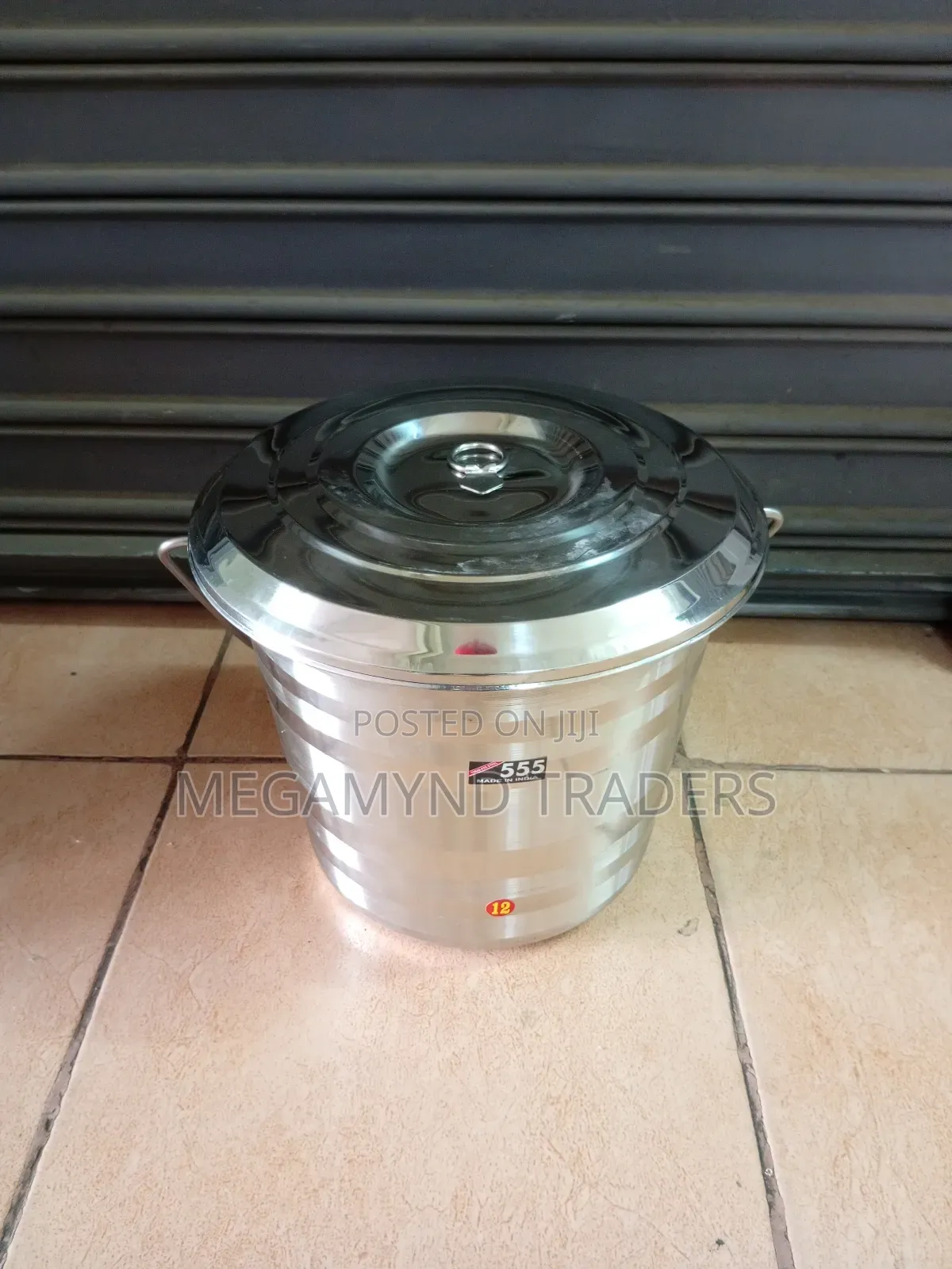 12 LTR Stainless Steel Bucket