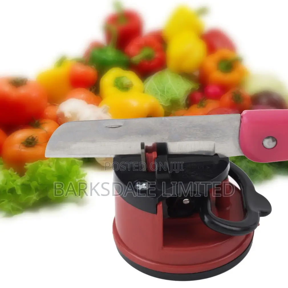 Kitchen Sharpener Suction Pad Scissors Secure Suction