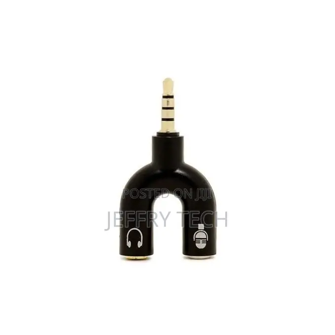 Earphone Connector Converter 3.5mm Stereo Adaptor Splitter A