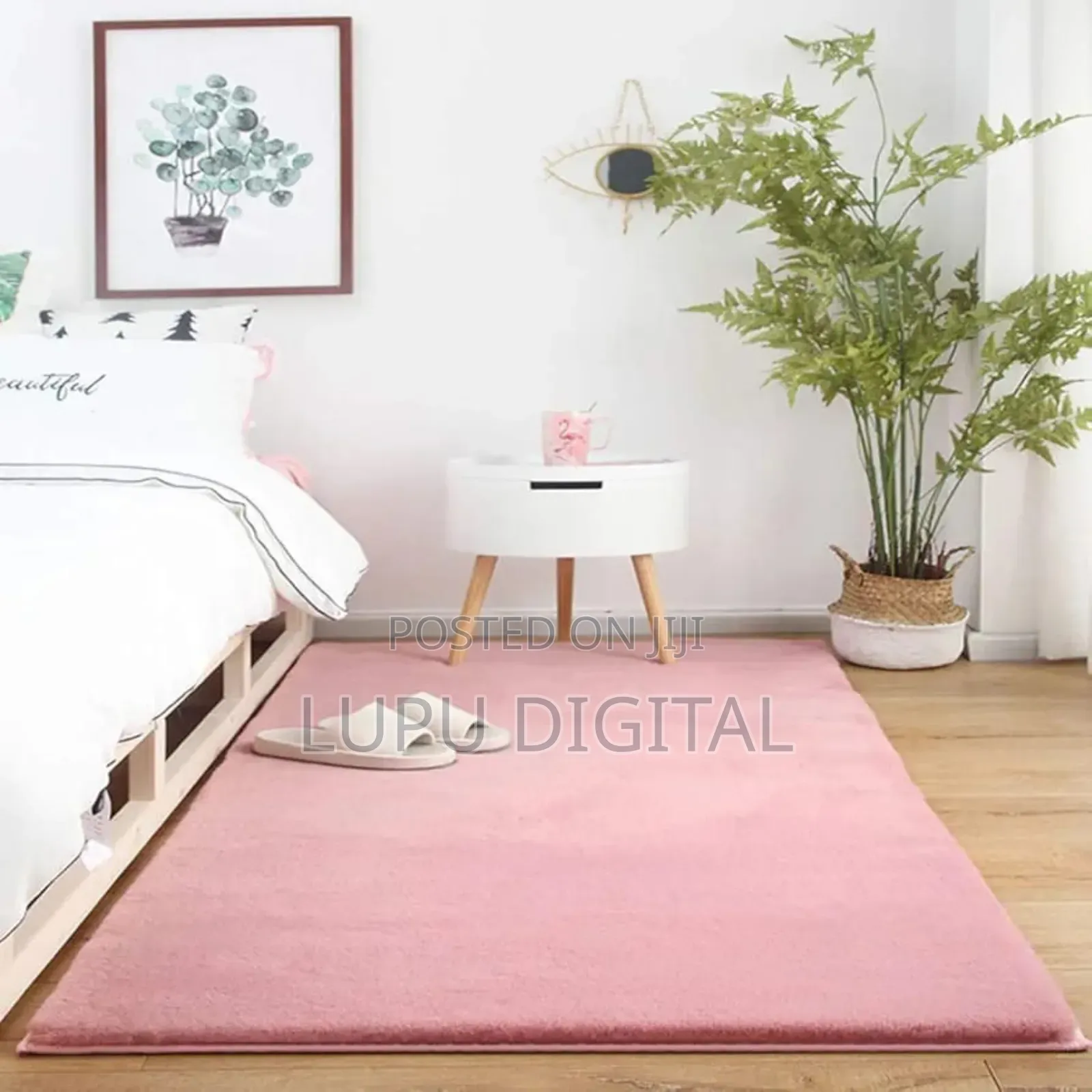 Modern Luxury Style Nordic Rabbit Fur Carpet Size:6 × 9 Feet
