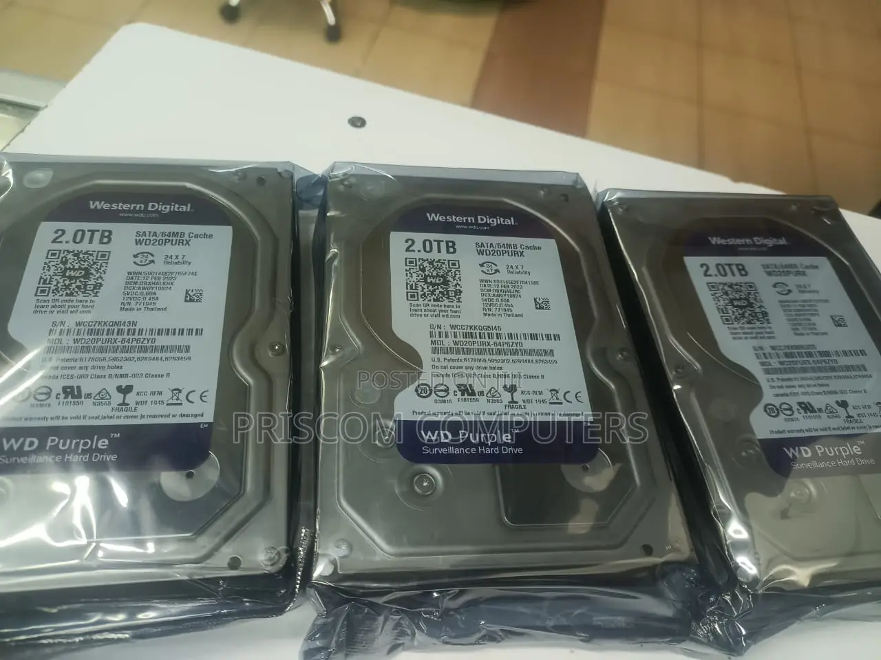 Hardisk 2TB Surveillance, Western Digital 2TB WD Hard Drive