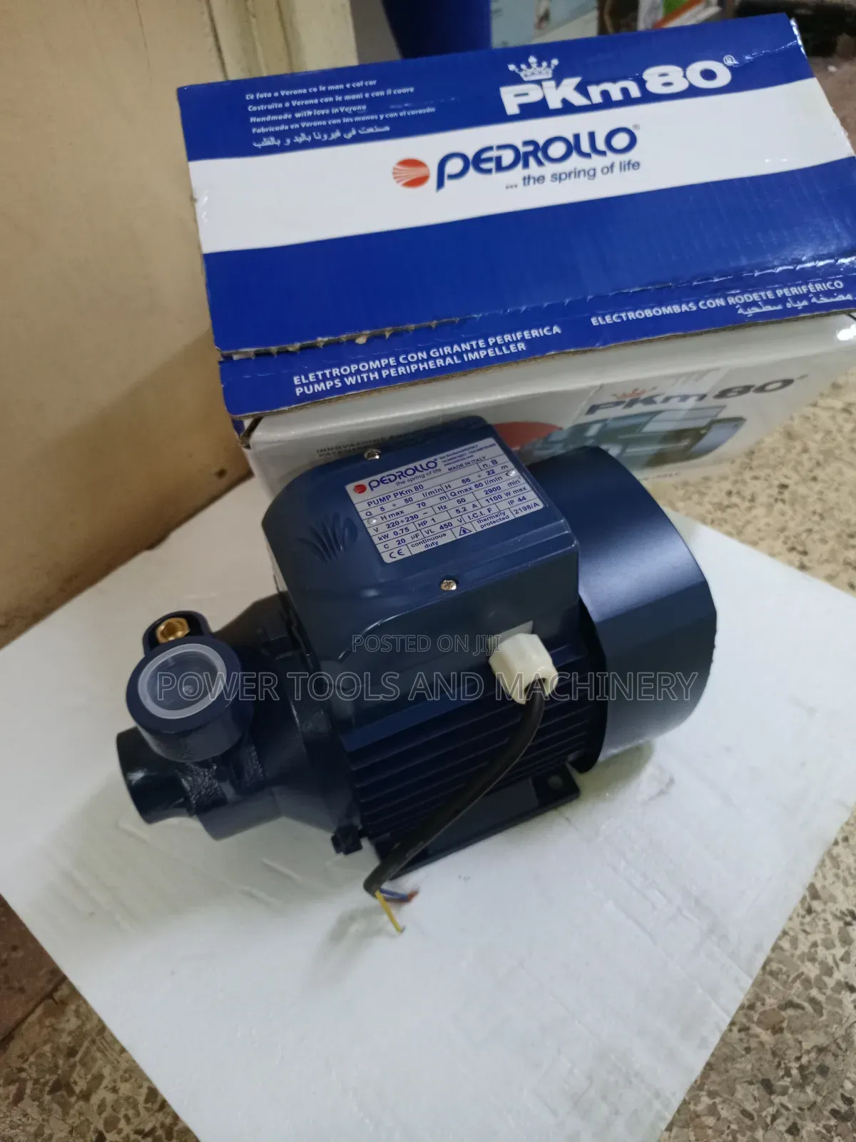Pedrollo 1hp Water Pump
