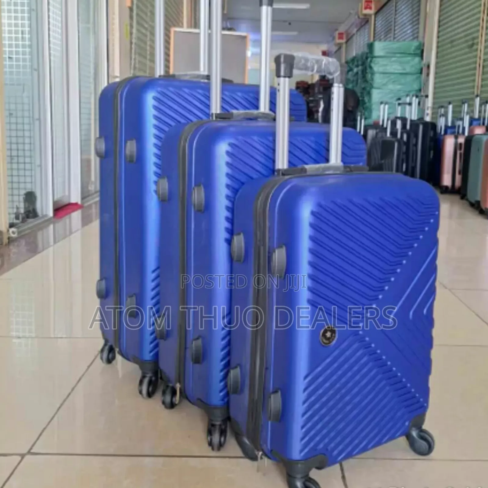 3 in 1 Unbreakable Luxurious Rubber Suitcase Briefcase