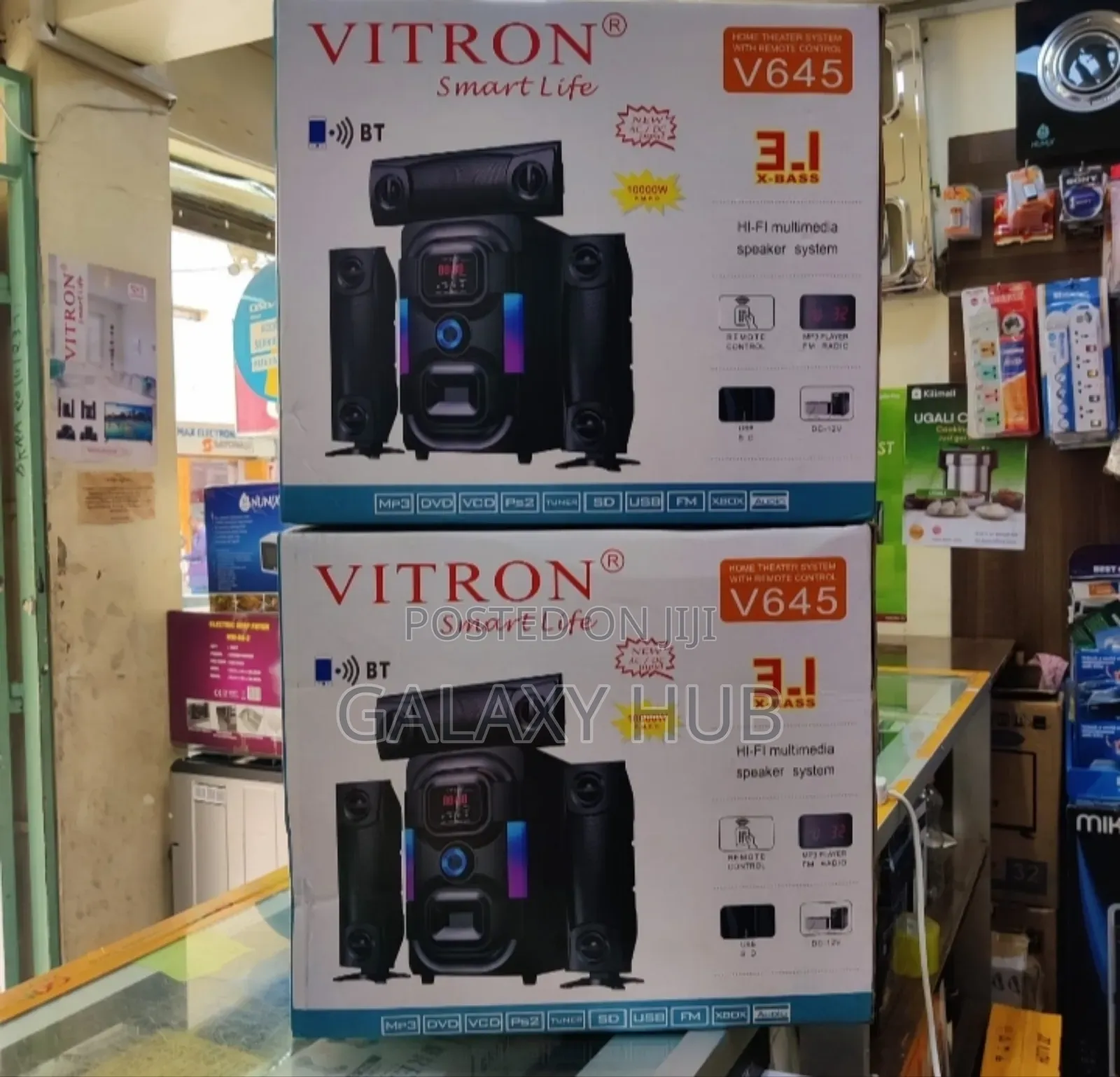 Vitron V645 Sub Woofer System Fm,Usb,Bluetooth 10,000watts
