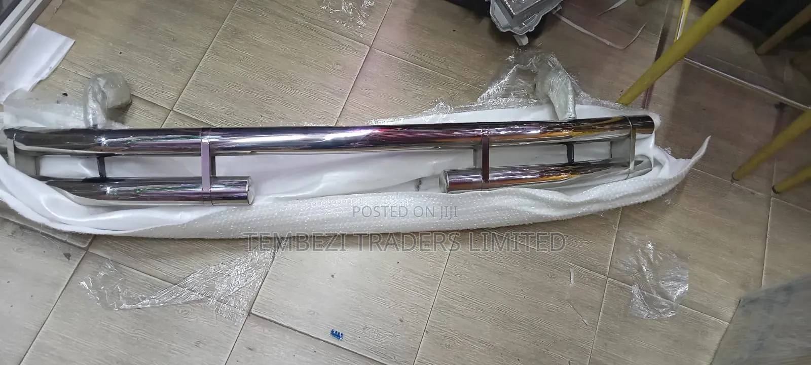 Rear Grill Guard Universal Rear Chrome Bullbar