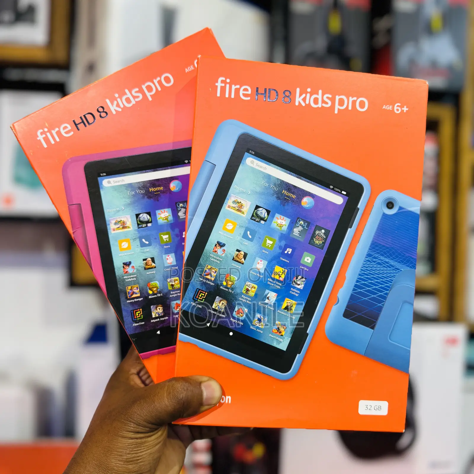 New Amazon Fire HD 8 Kids Pro 32 GB Blue