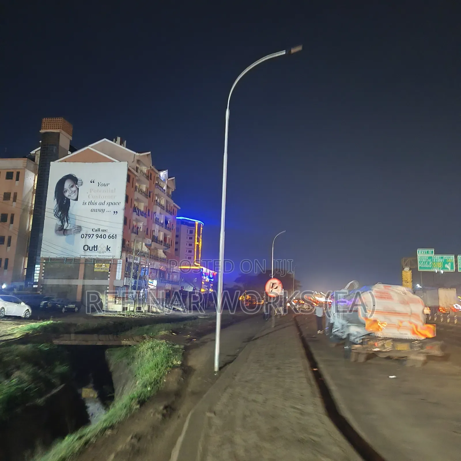 Street Light Poles - CCTV Flood Light Outdoor Steel Poles