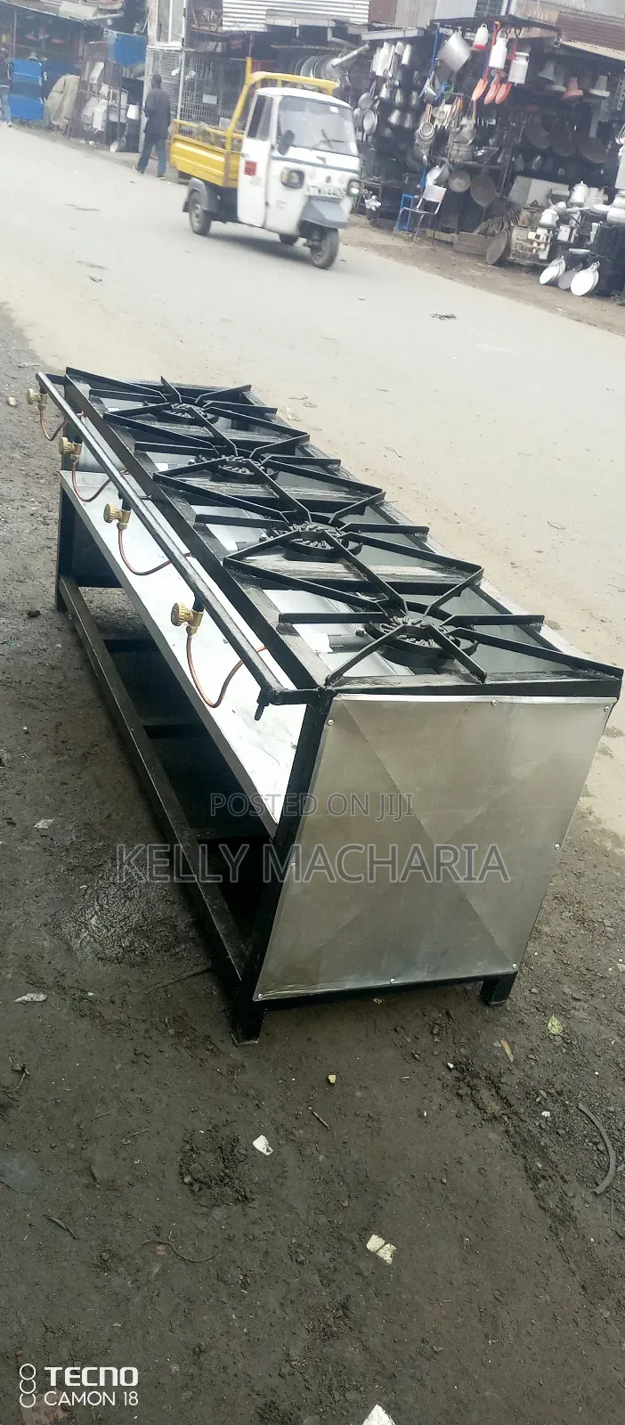 Commercial Sizes Four Burner Gas Grill Jikos