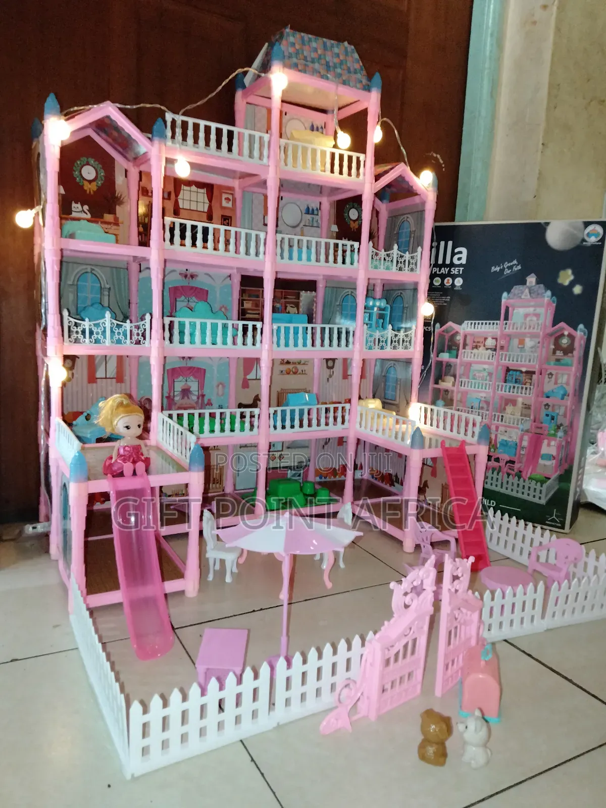 379 Pieces Doll House Play Set for Kids
