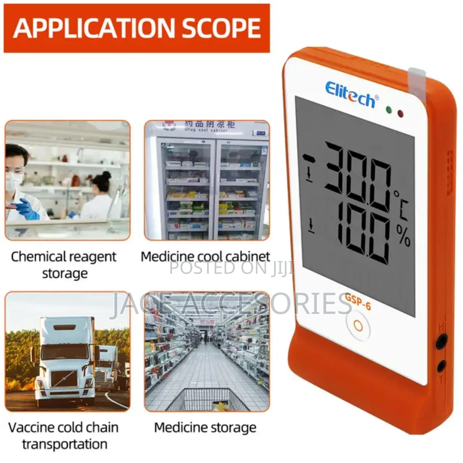 GSP-6 Cold Chain Medicine Transportation Data Logger