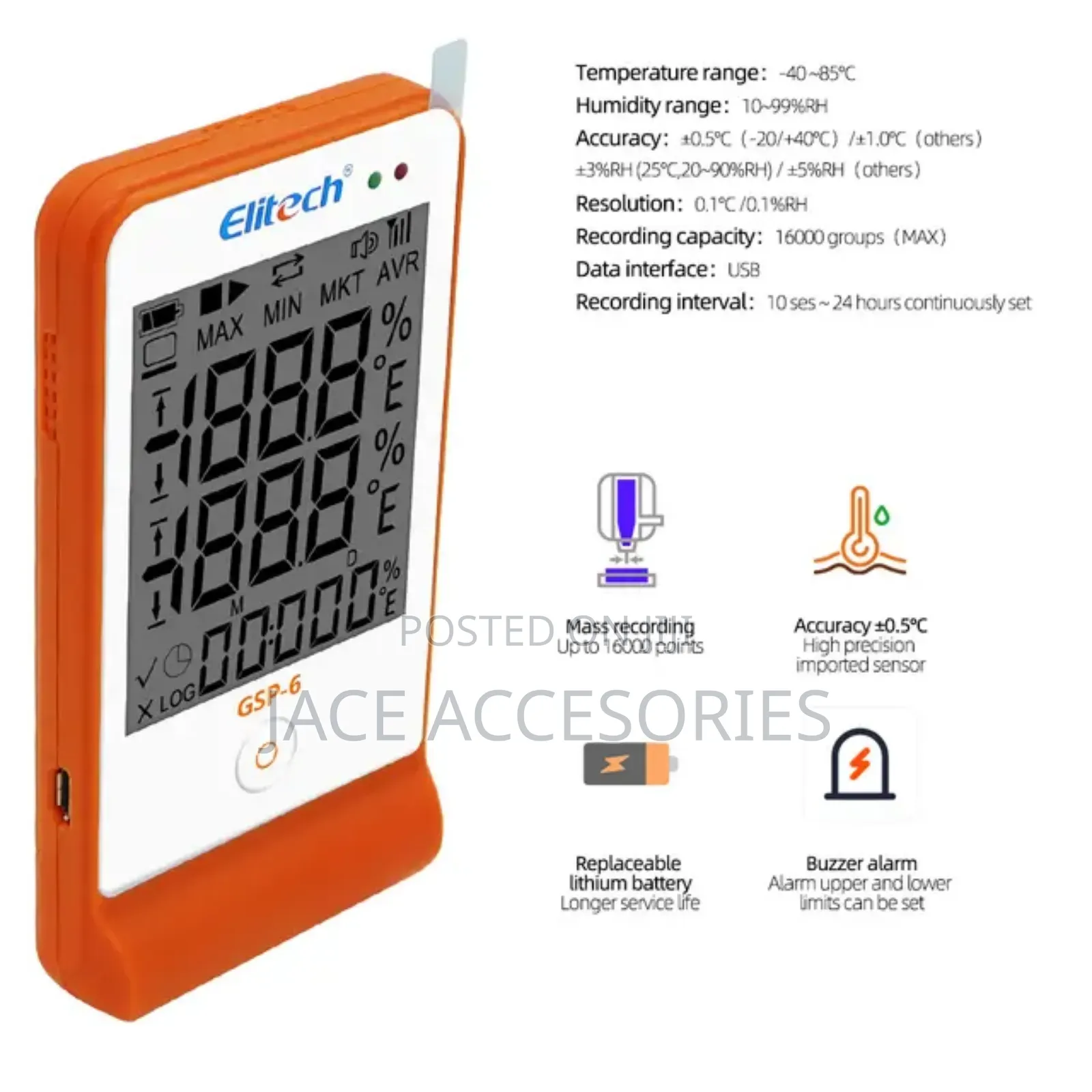 GSP-6 Cold Chain Medicine Transportation Data Logger