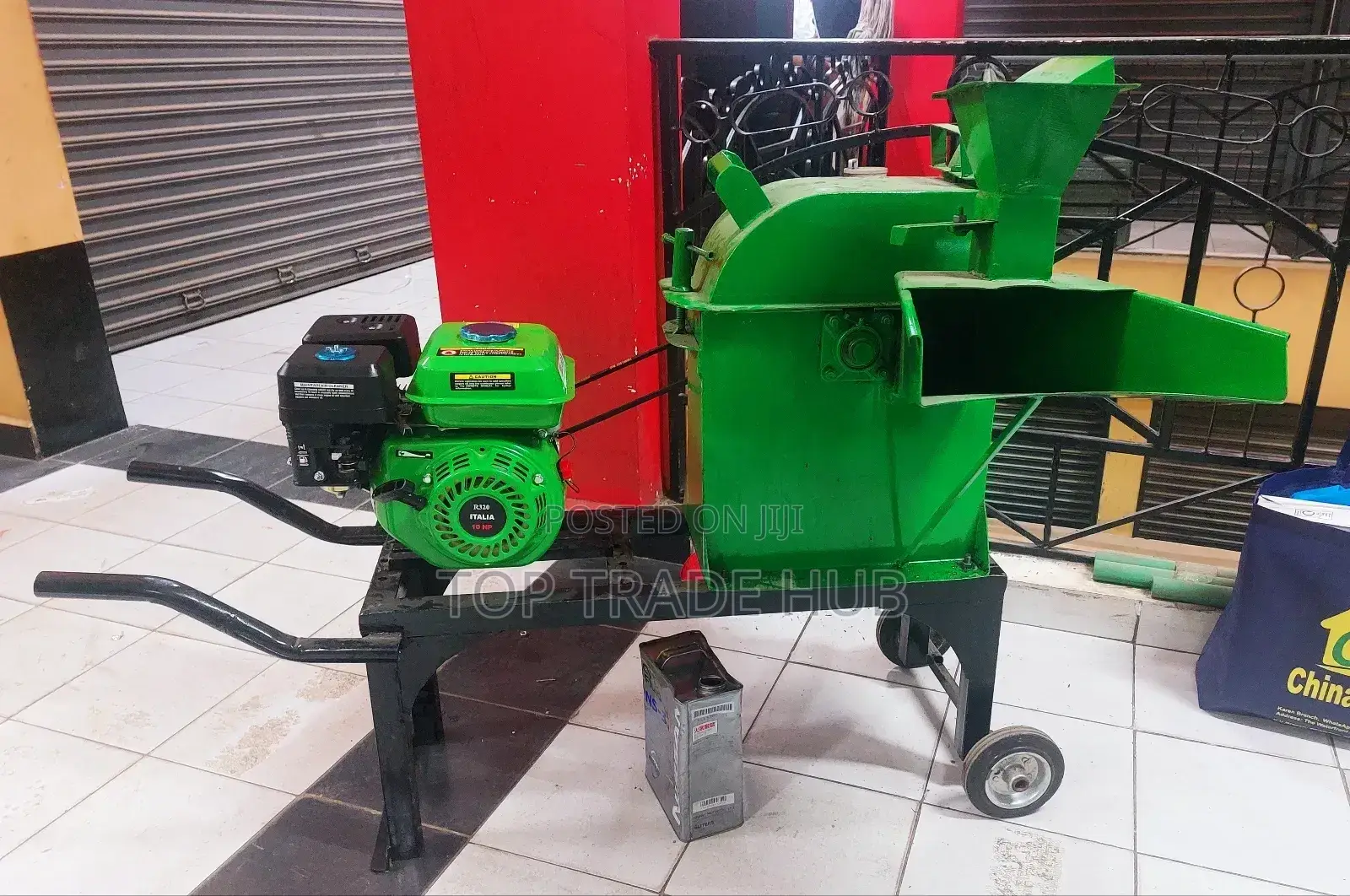 Heavy-Duty Local Silage Chopper With 10HP Engine